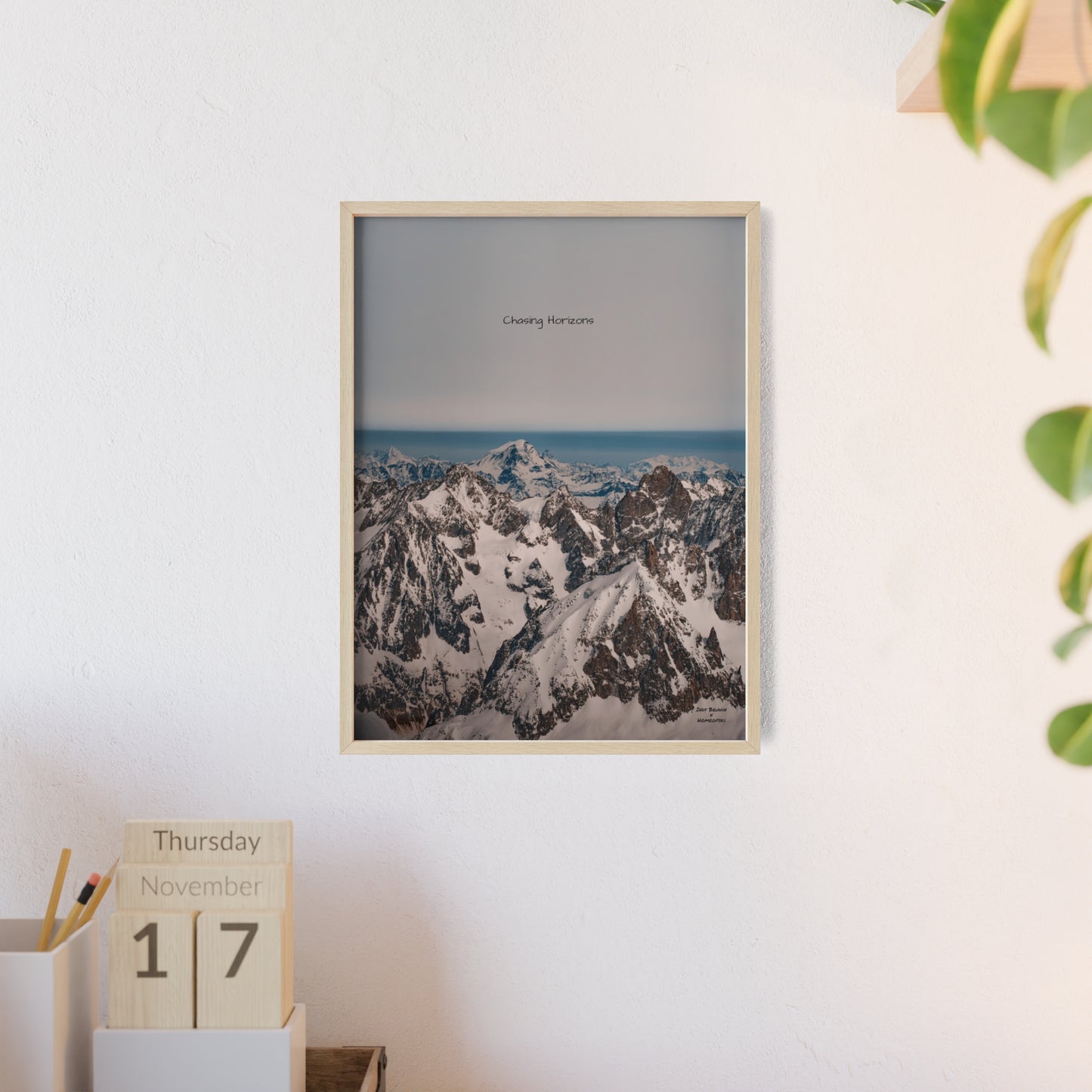 Clouds Indy Bruhin Poster - FRAMED