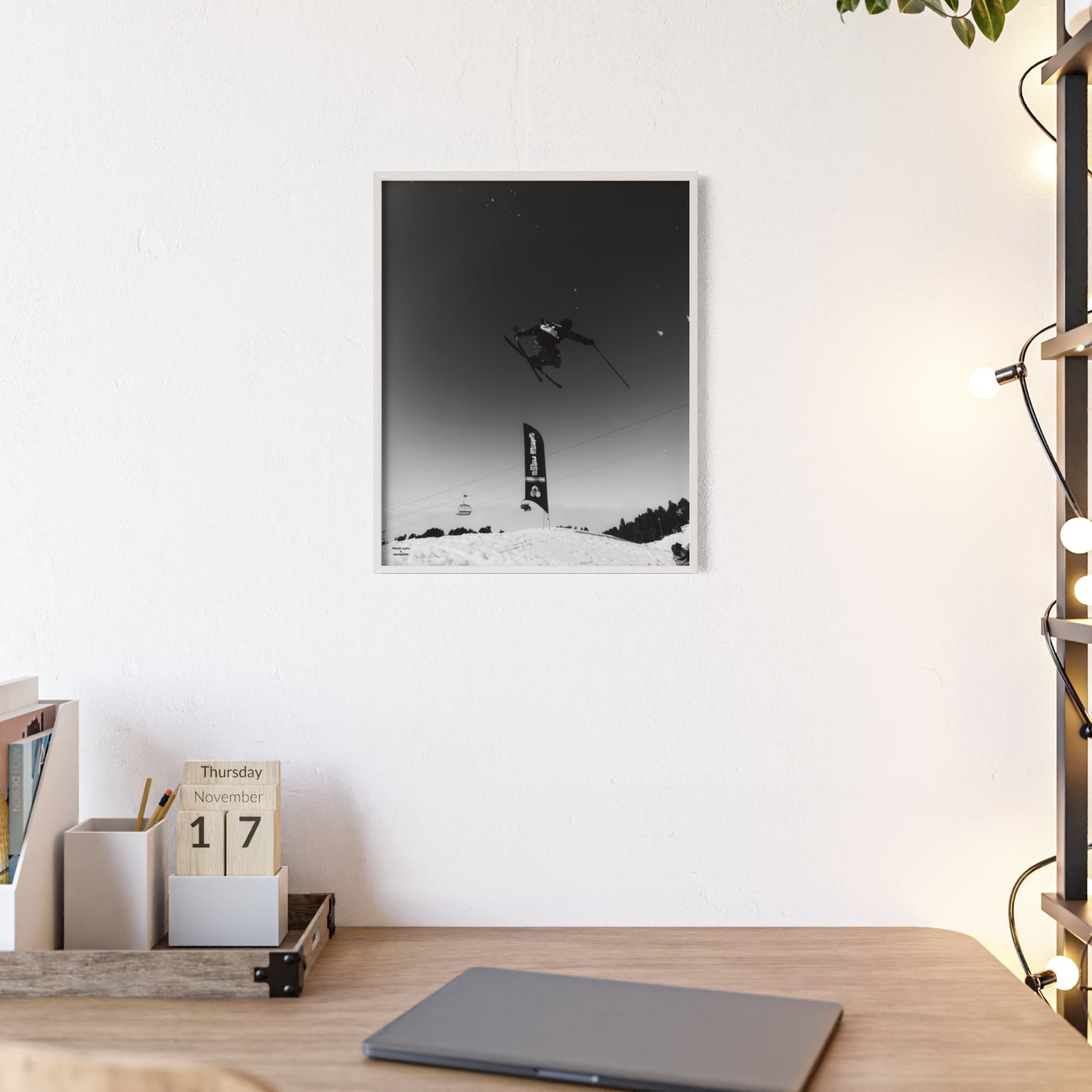 Airborne Mateo Lepic Poster - FRAMED