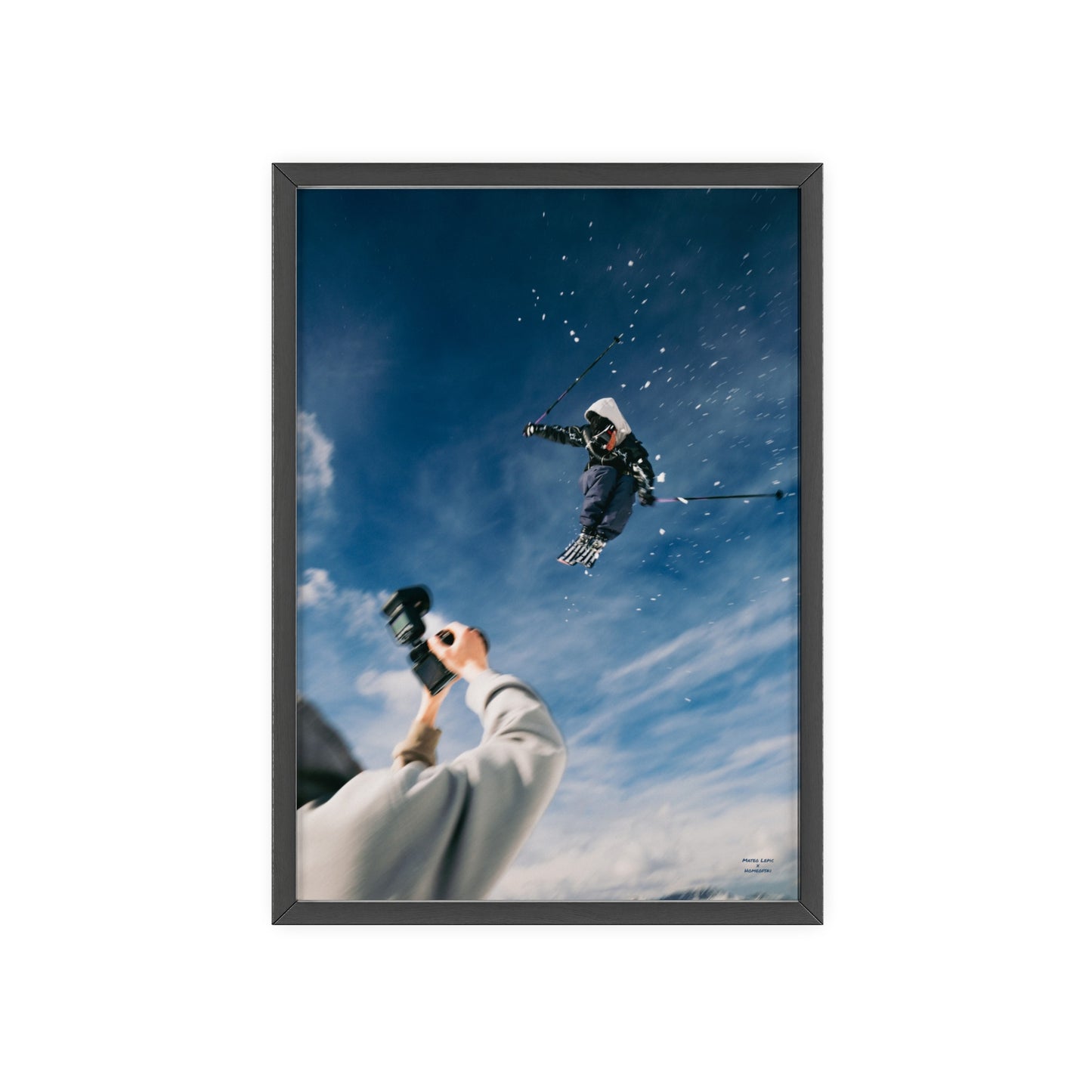 'Camera Crew' Mateo Lepic Poster - FRAMED
