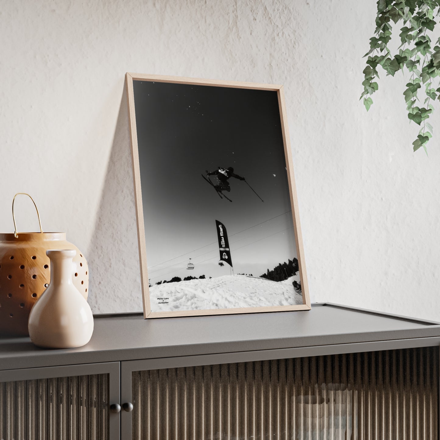 Airborne Mateo Lepic Poster - FRAMED