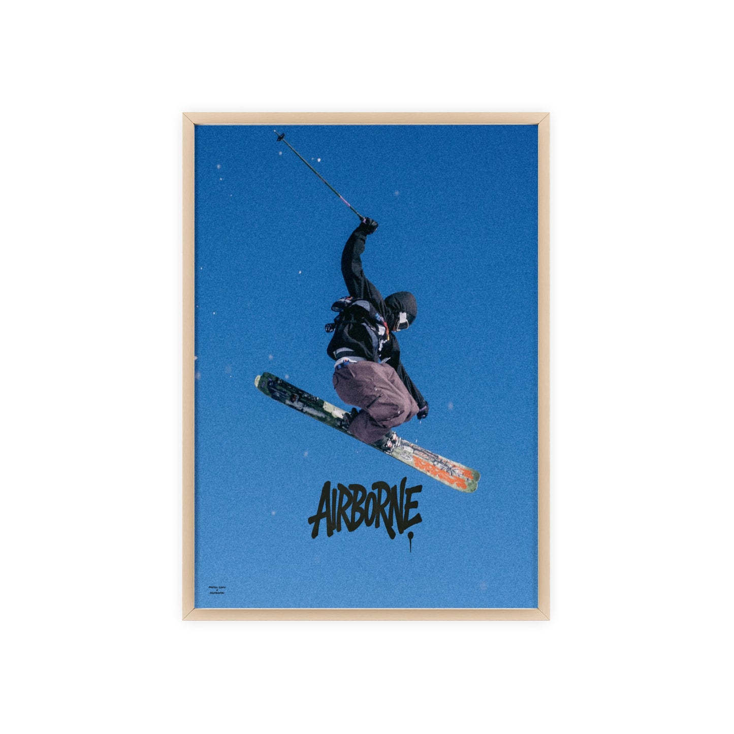 Airborne V2 Mateo Lepic Poster - FRAMED