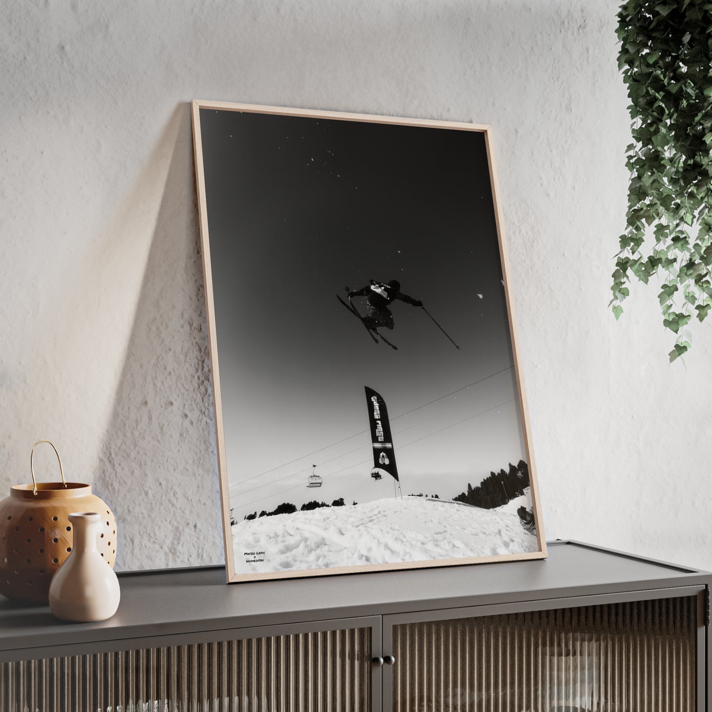 Airborne Mateo Lepic Poster - FRAMED