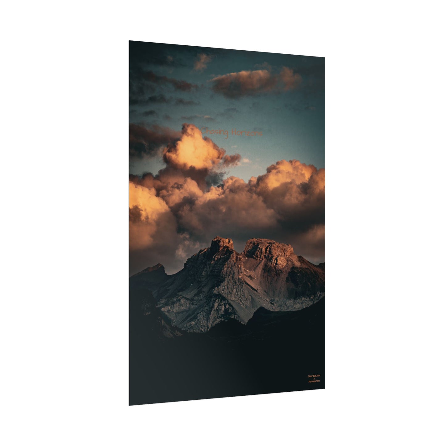 Chasing Horizons Indy Bruhin Poster