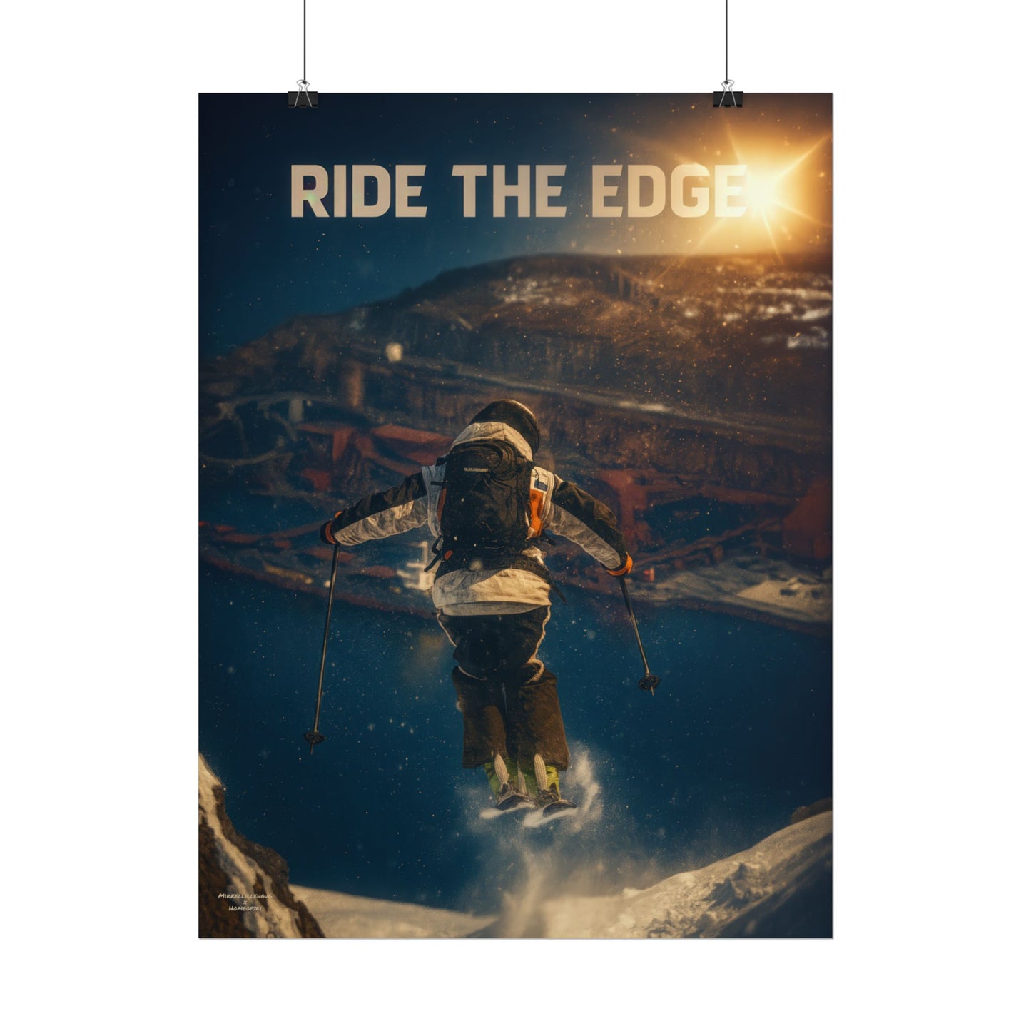 Ride The Edge x Heaven Mikkellillehaug Poster