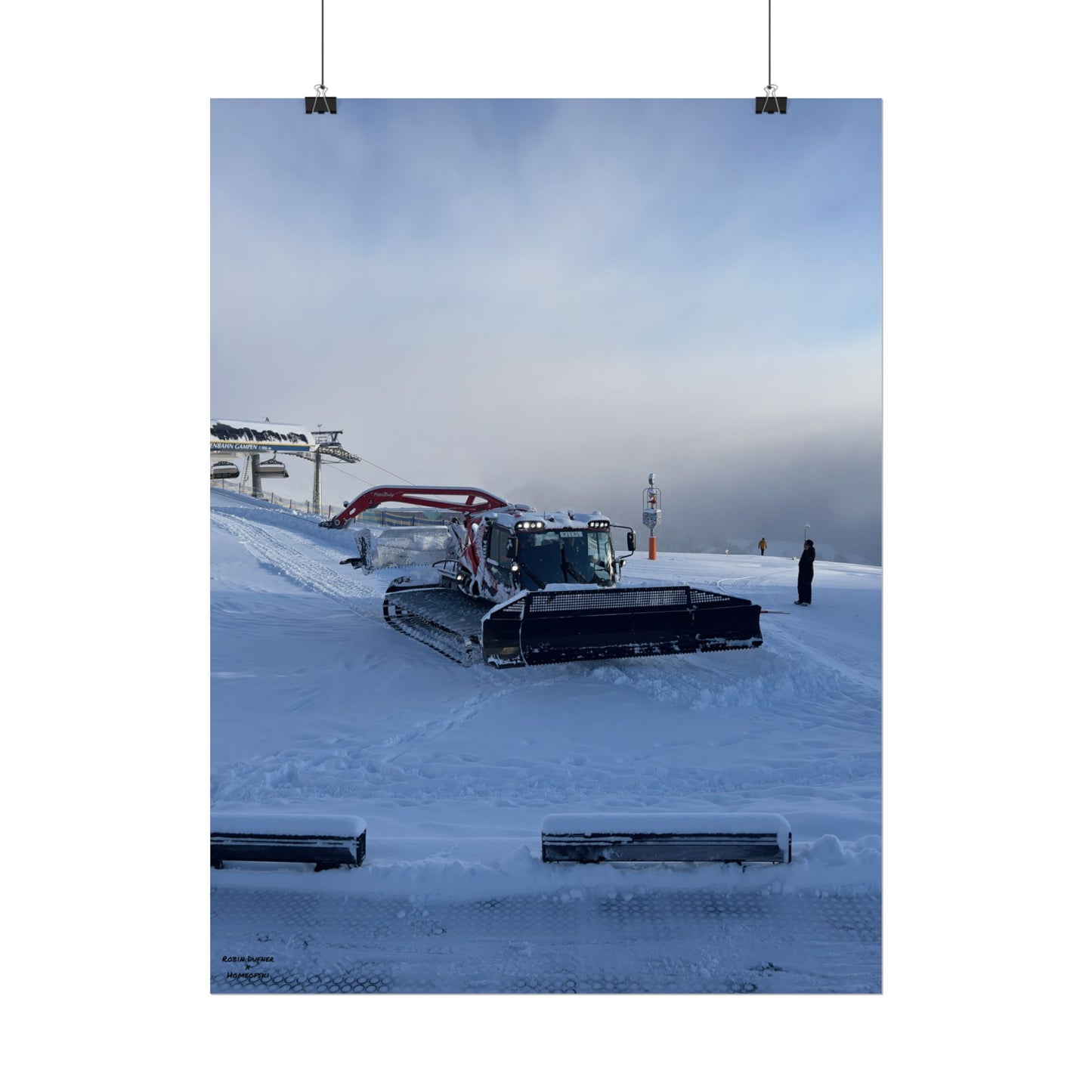 Pistenbully Robin Dufner Poster