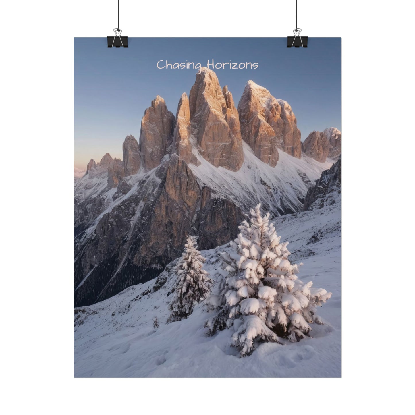 Chasing Horizons x Dolomites Poster