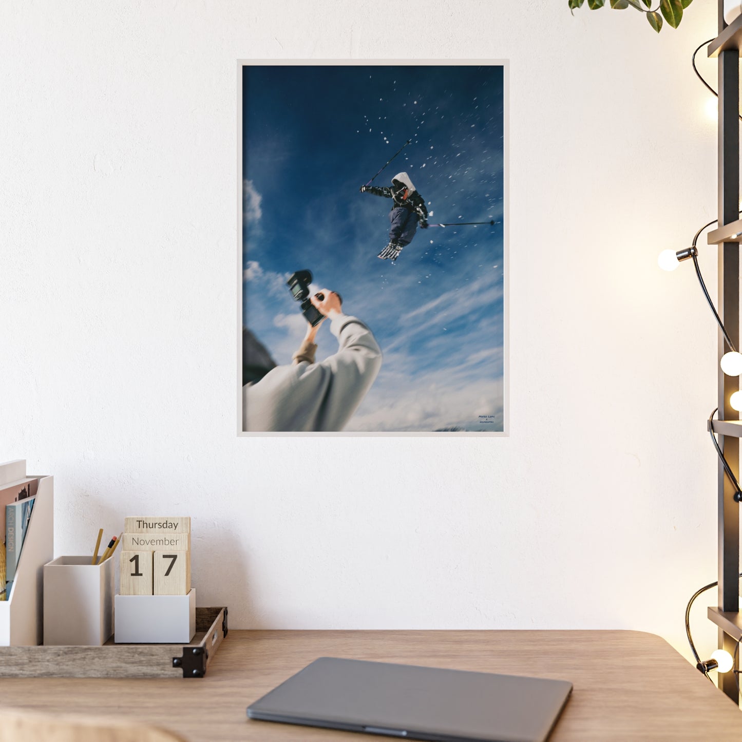 'Camera Crew' Mateo Lepic Poster - FRAMED