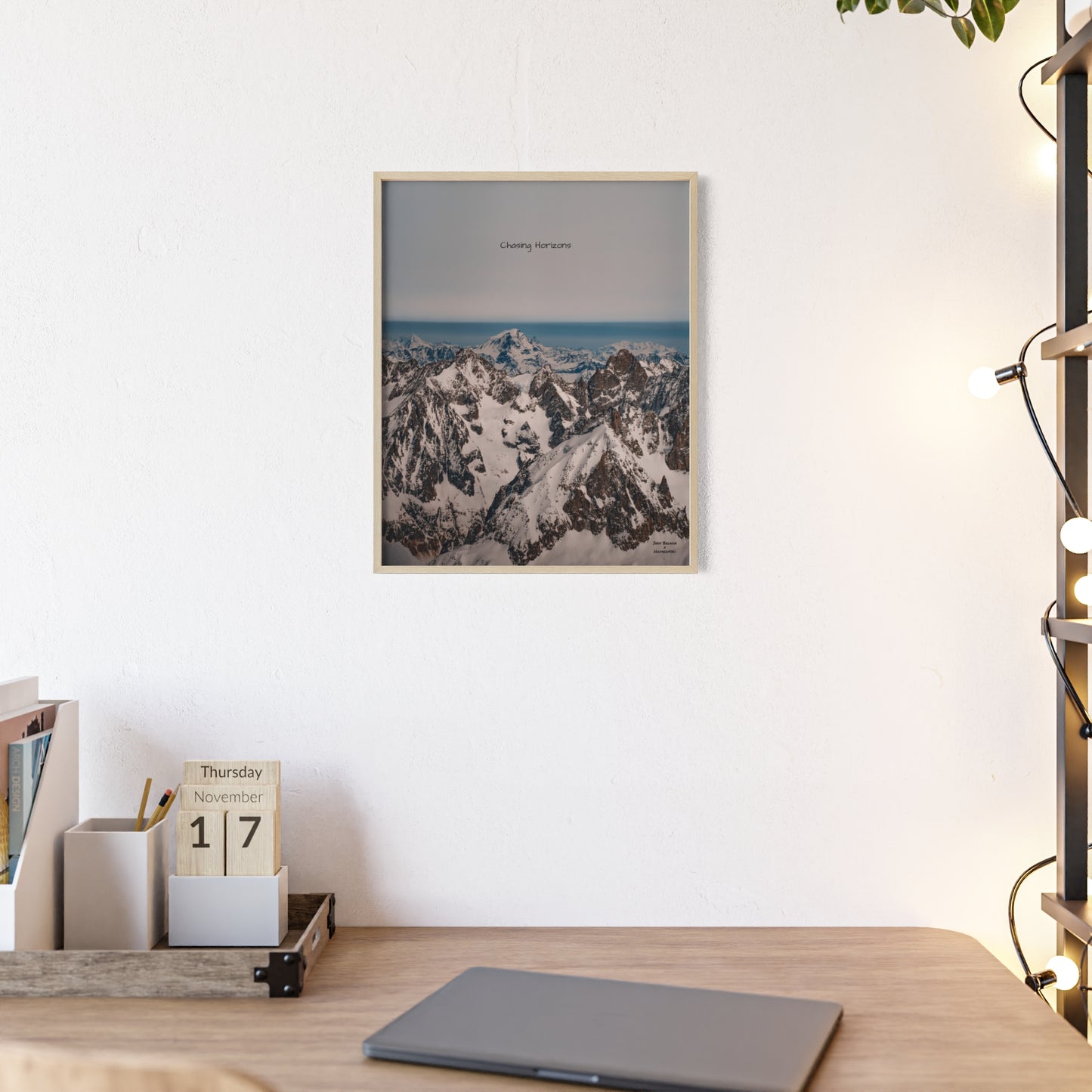 Clouds Indy Bruhin Poster - FRAMED