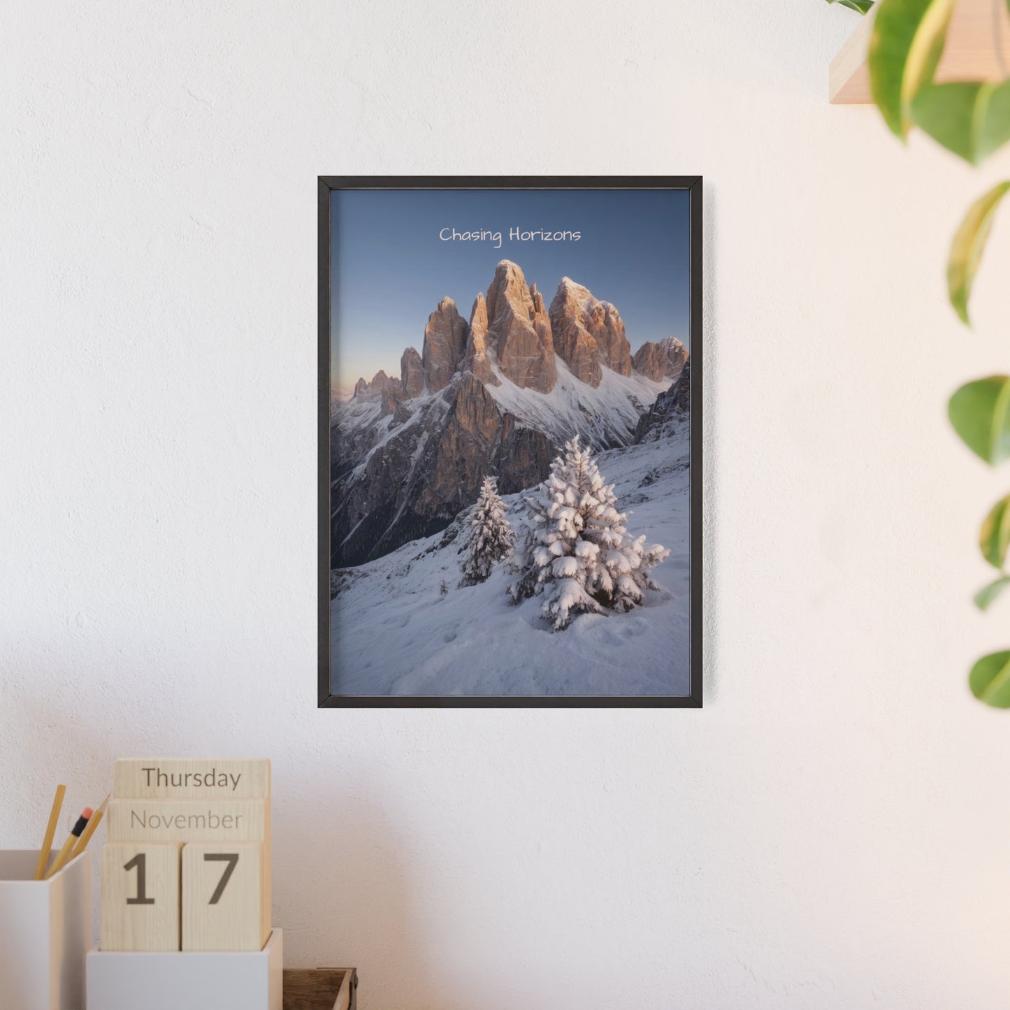 Chasing Horizons x Dolomites Poster - FRAMED