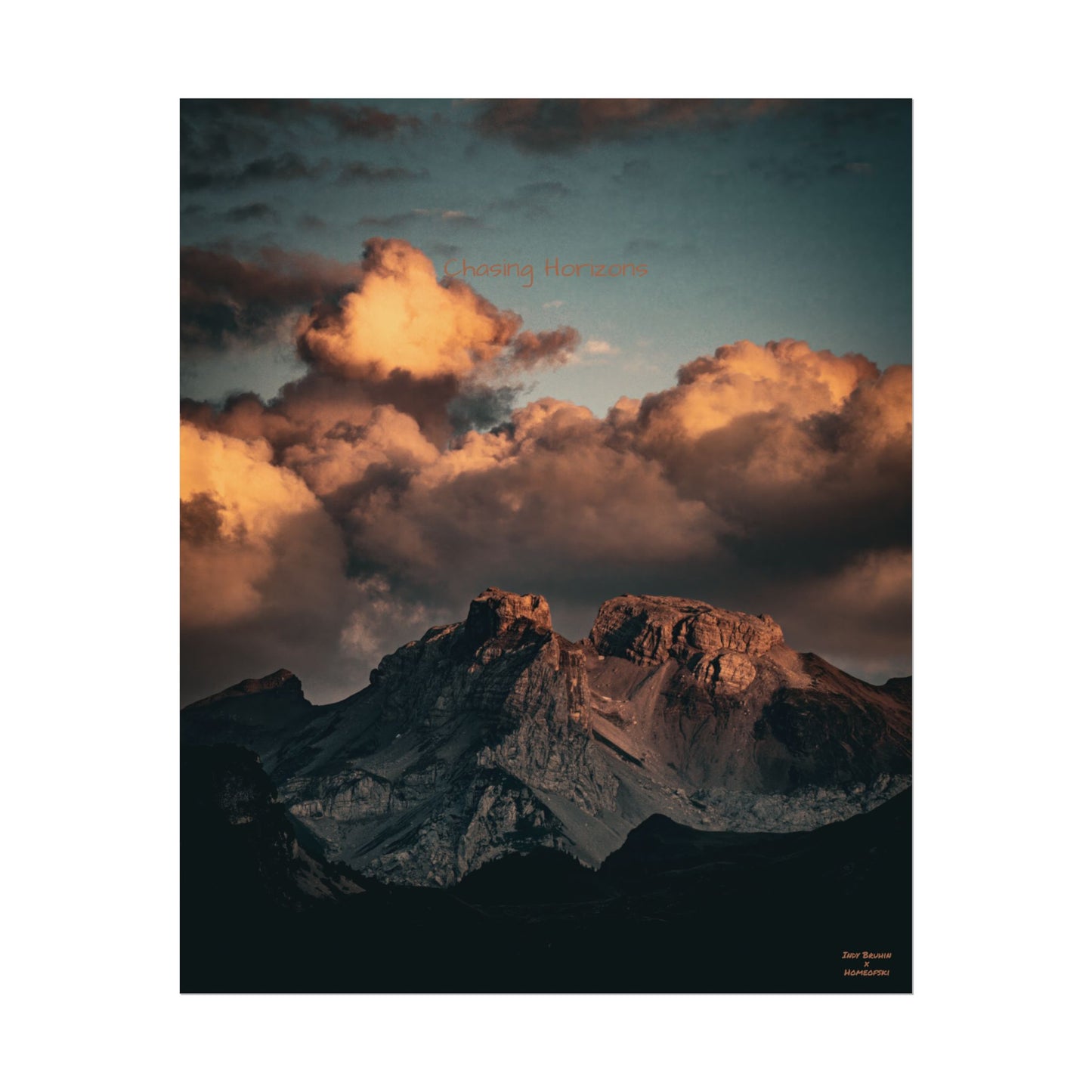 Chasing Horizons Indy Bruhin Poster