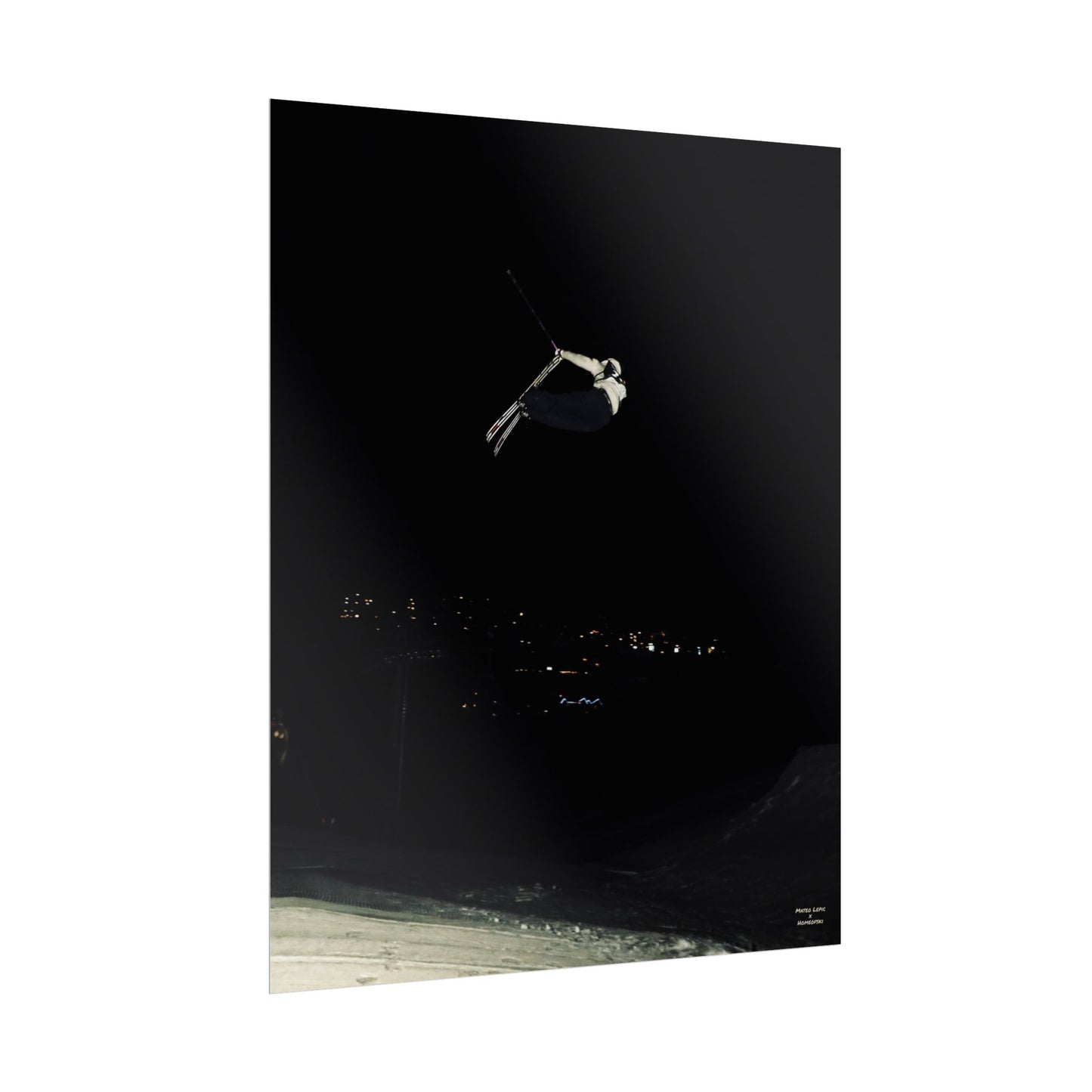 Night Park Mateo Lepic Poster