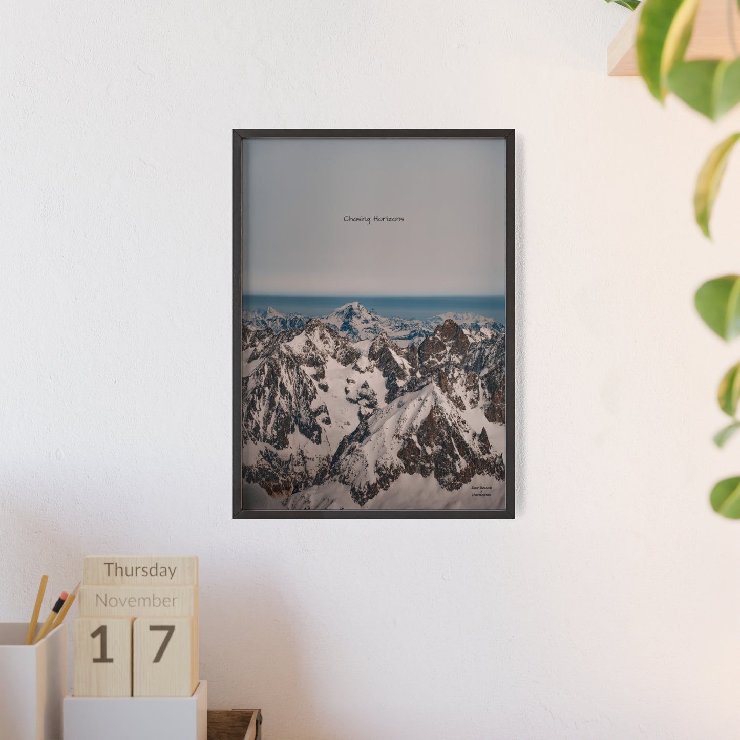 Clouds Indy Bruhin Poster - FRAMED