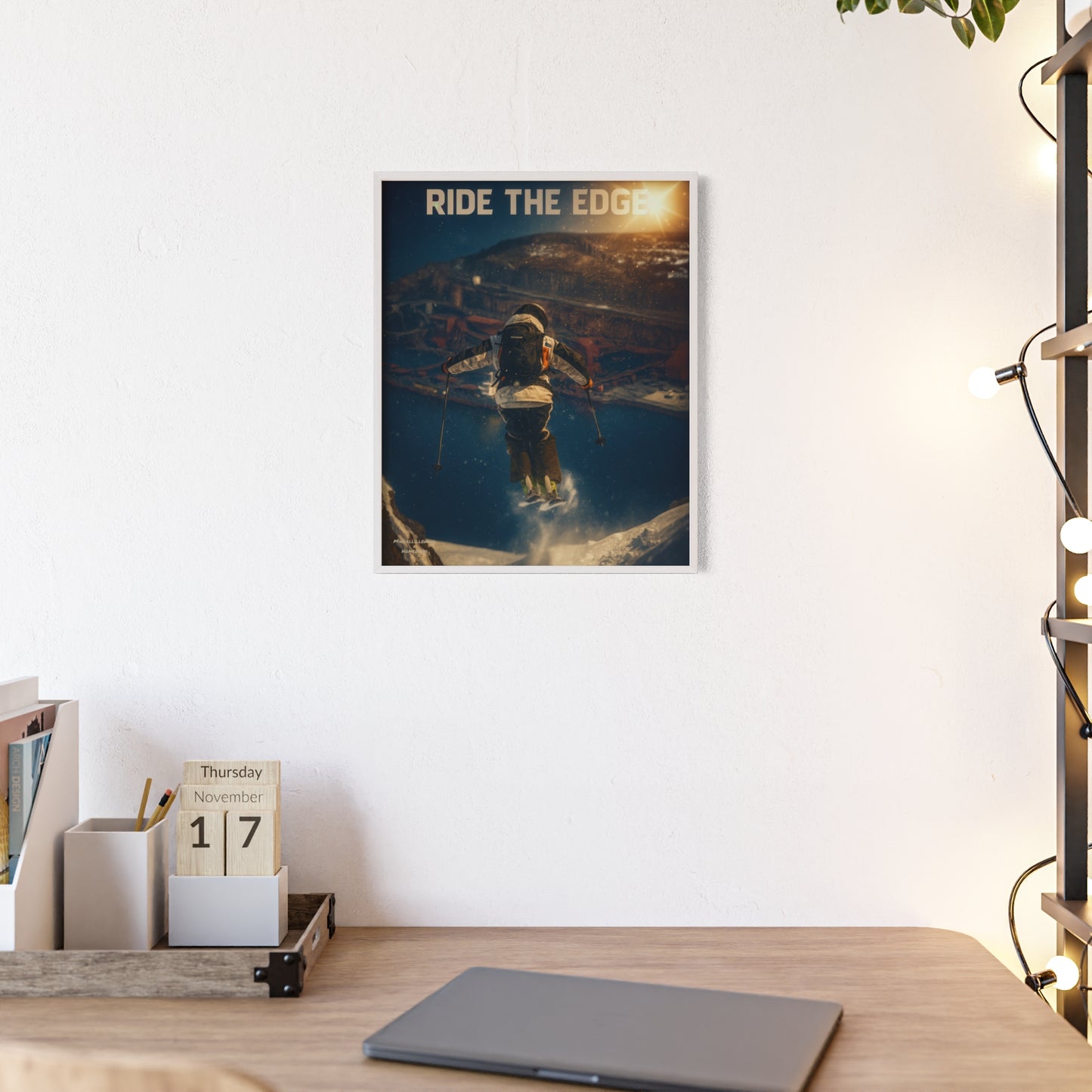 Ride The Edge x Heaven Mikkellillehaug Poster - FRAMED