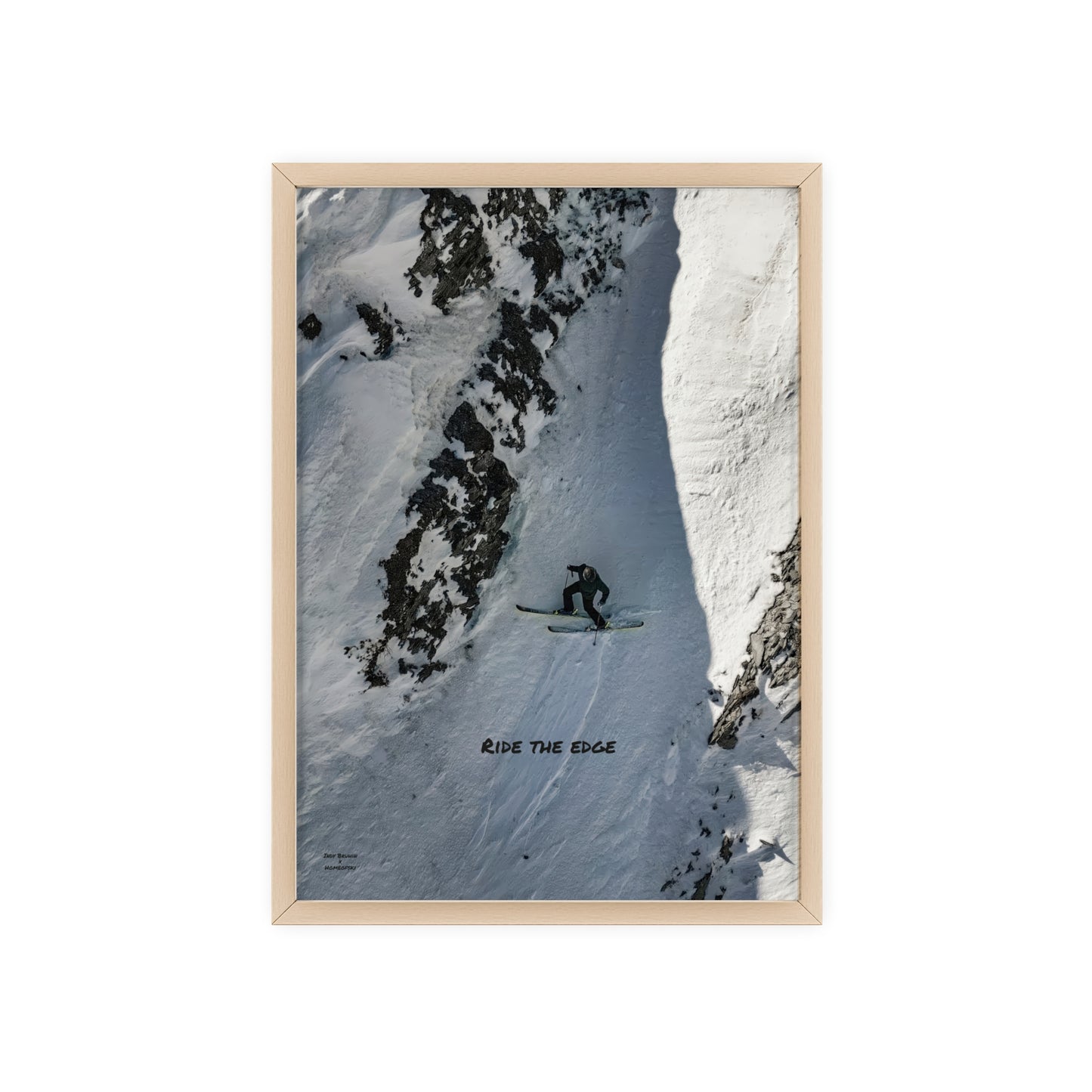 Steep Indy Bruhin Poster - FRAMED
