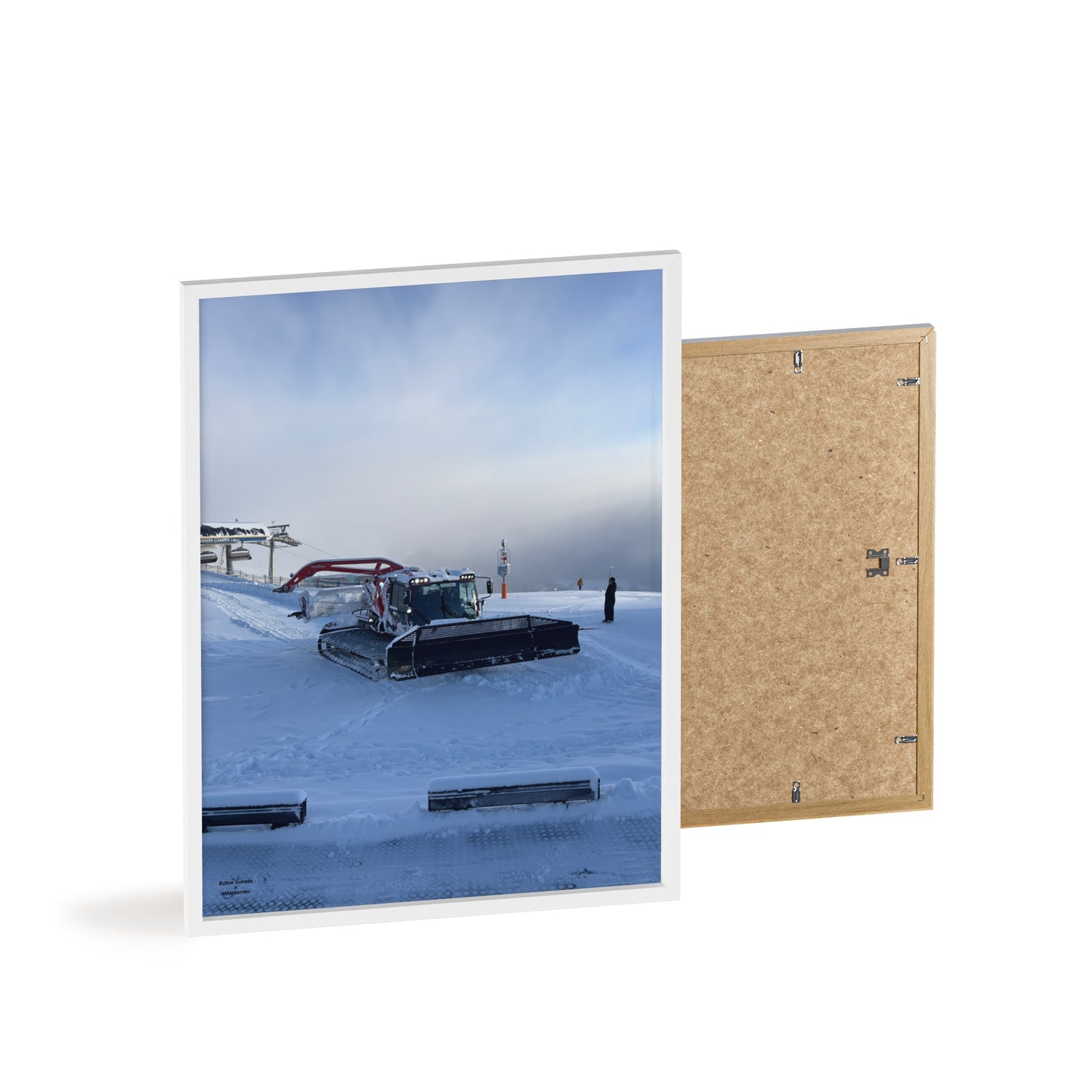 Pistenbully Robin Dufner Poster - FRAMED