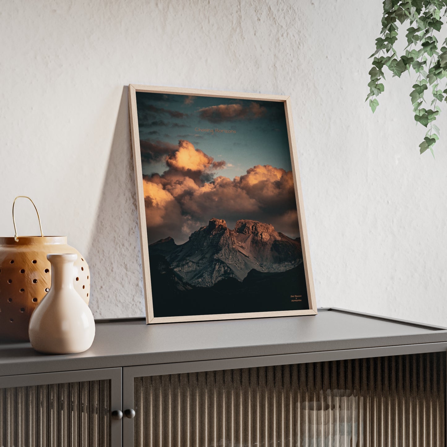 Chasing Horizons Indy Bruhin Poster - FRAMED