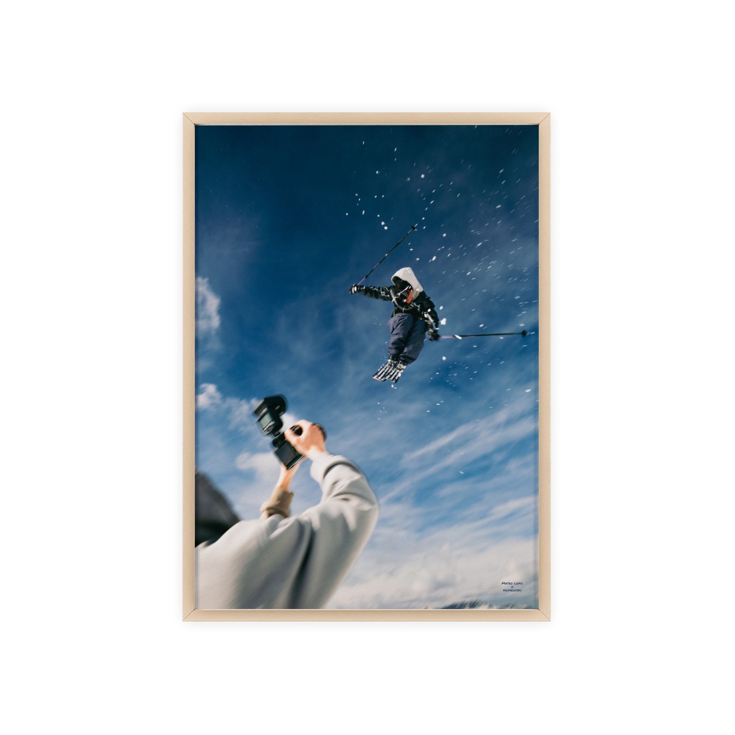 'Camera Crew' Mateo Lepic Poster - FRAMED
