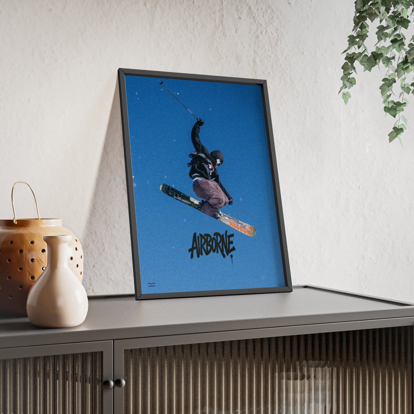 Airborne V2 Mateo Lepic Poster - FRAMED
