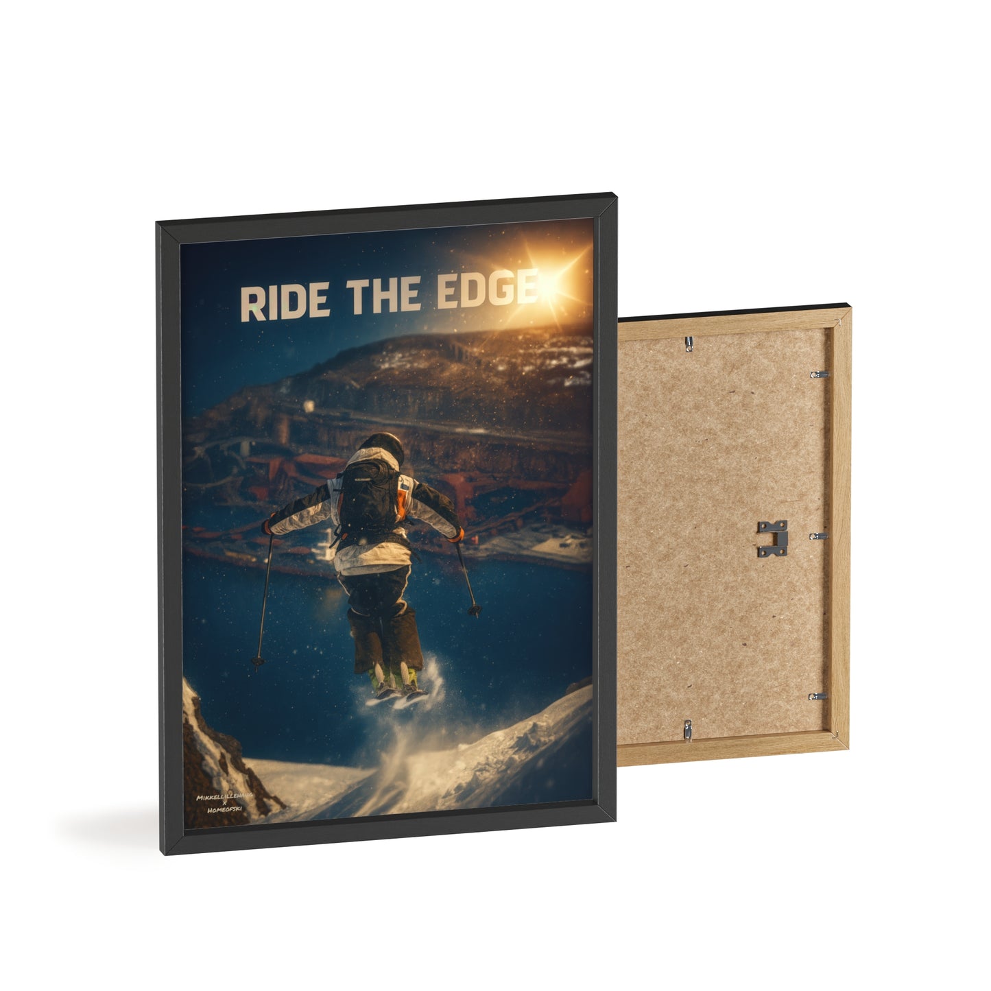 Ride The Edge x Heaven Mikkellillehaug Poster - FRAMED