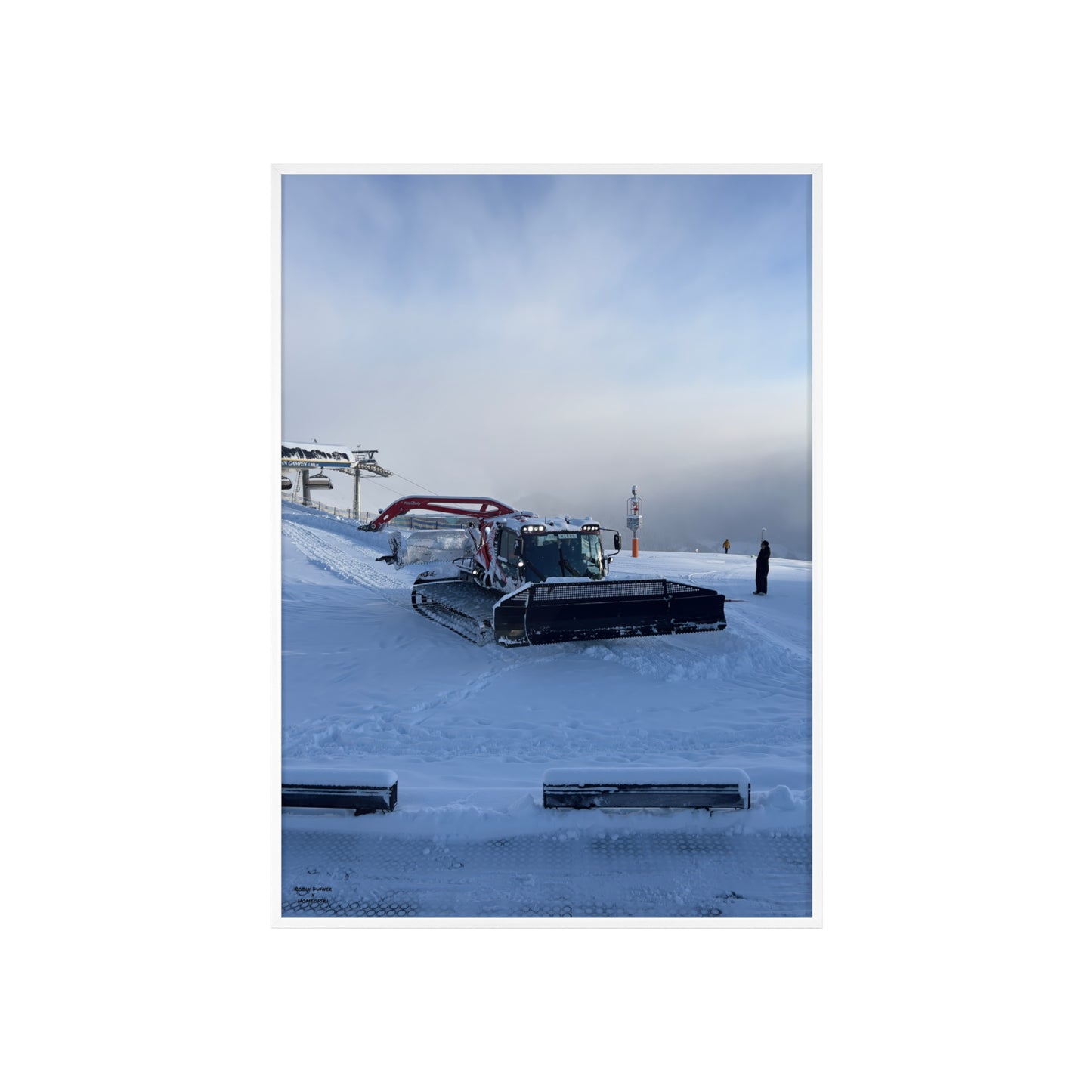 Pistenbully Robin Dufner Poster - FRAMED