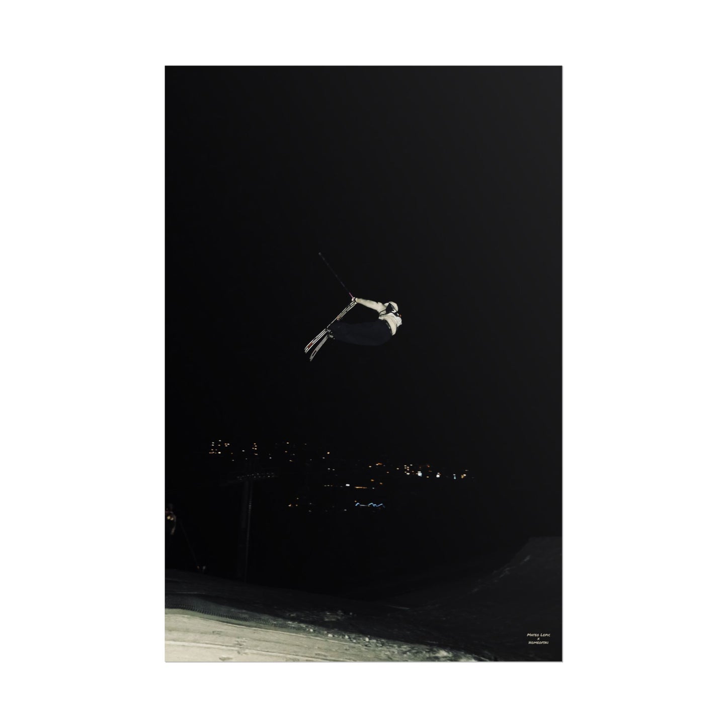 Night Park Mateo Lepic Poster