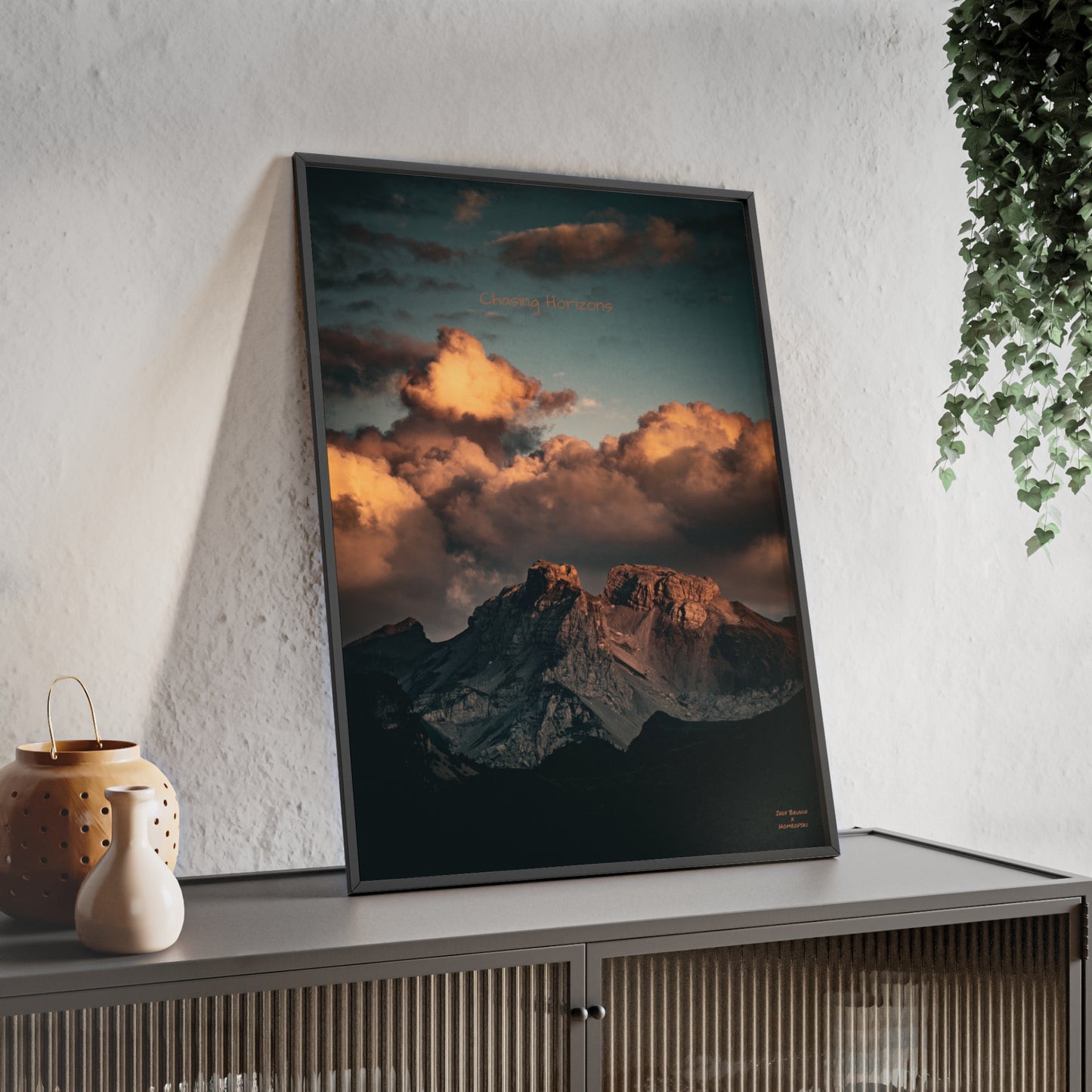 Chasing Horizons Indy Bruhin Poster - FRAMED