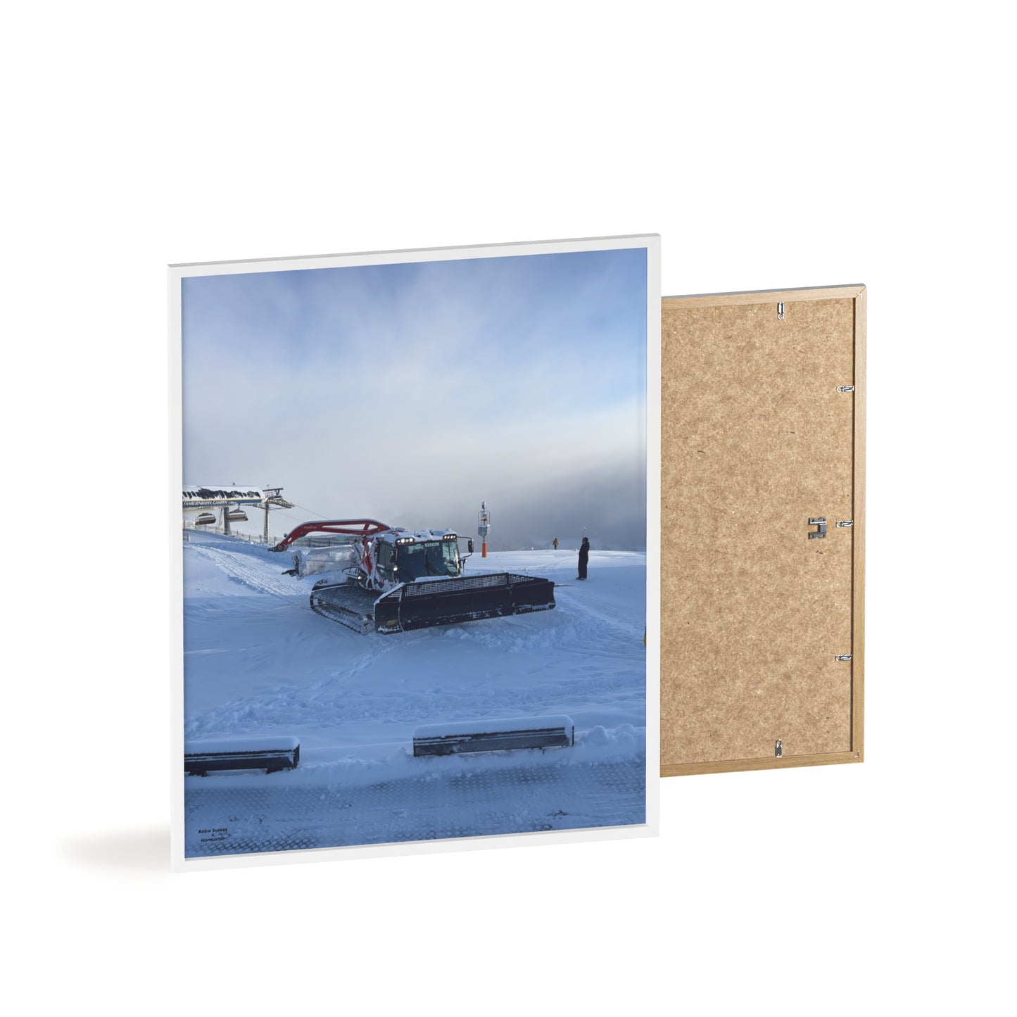 Pistenbully Robin Dufner Poster - FRAMED