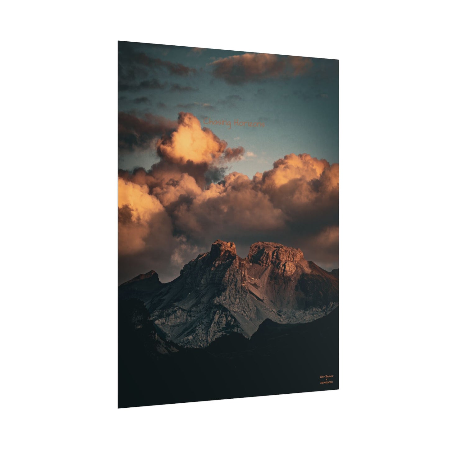 Chasing Horizons Indy Bruhin Poster