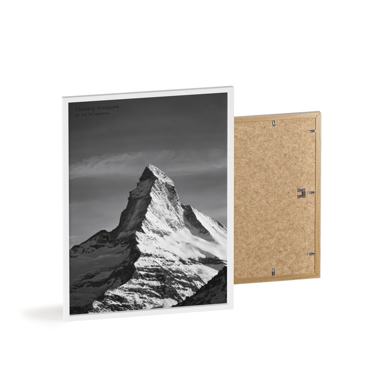 Chasing Horizons x Monochrome Matternhorn Poster - FRAMED