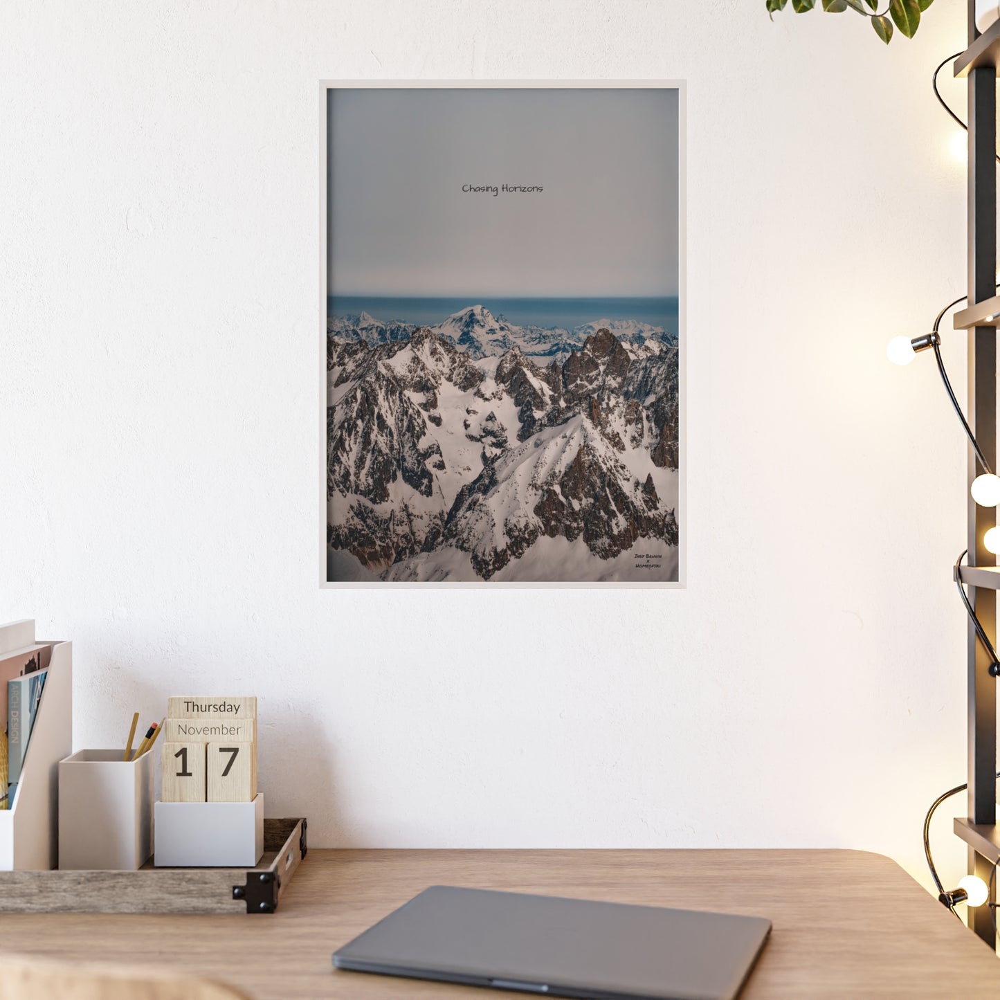 Clouds Indy Bruhin Poster - FRAMED
