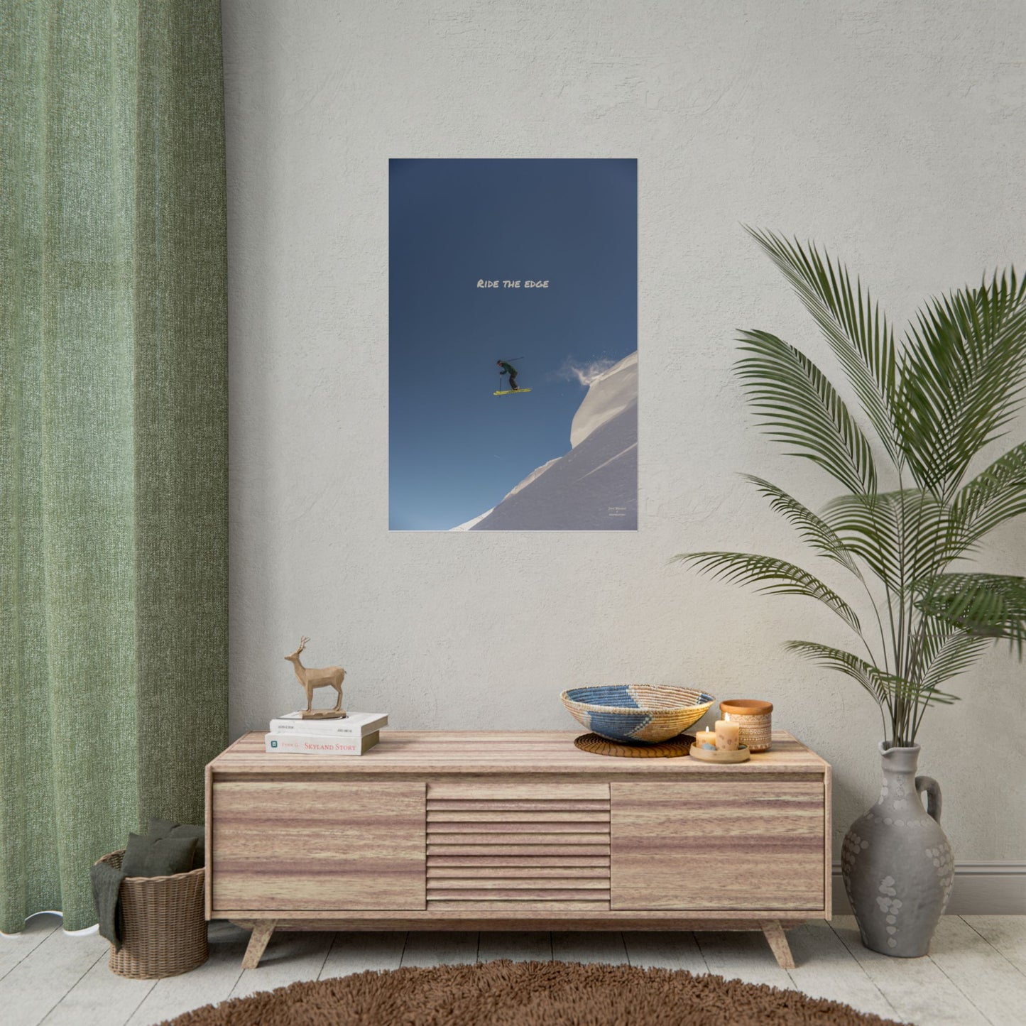 Ride The Edge Indy Bruhin Poster