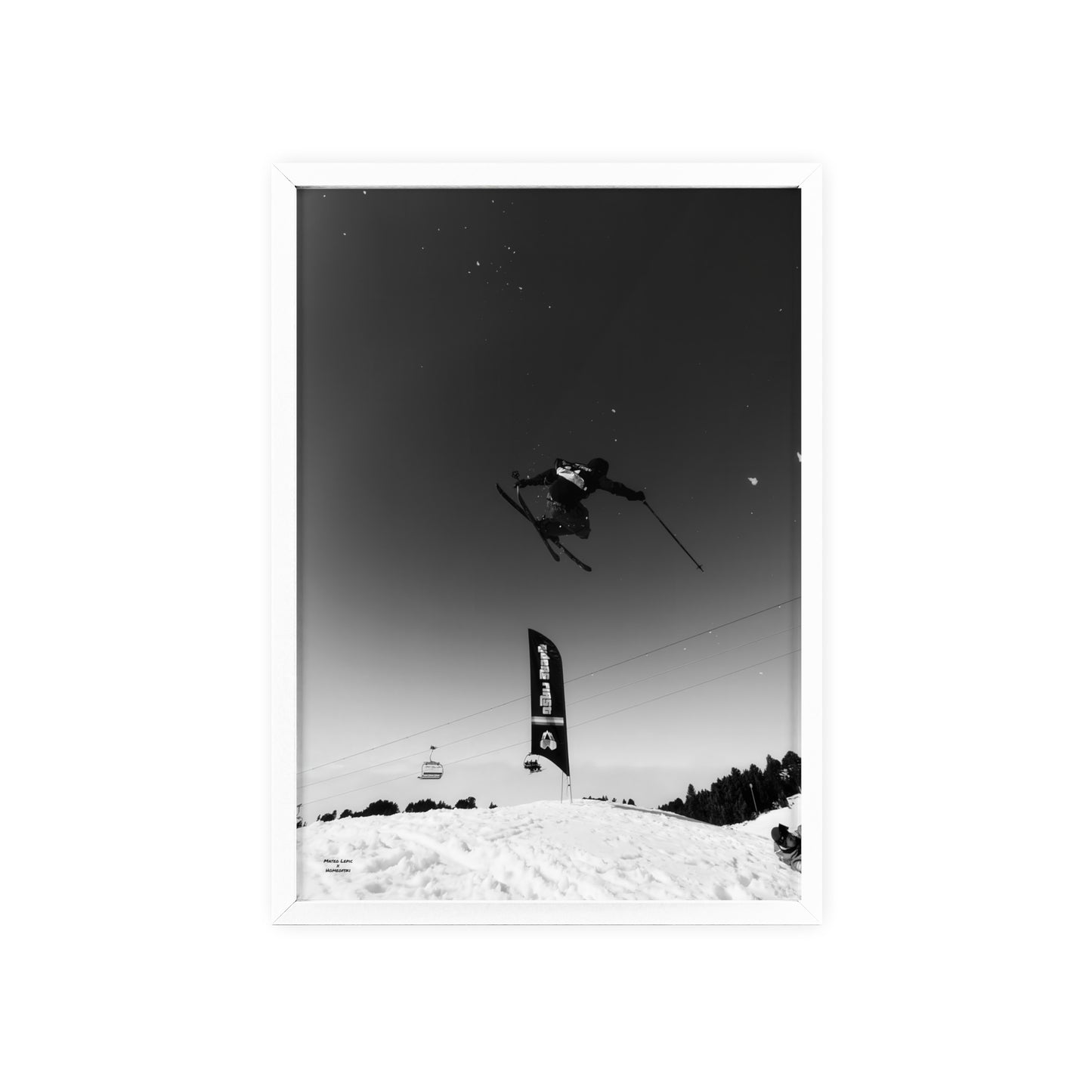 Airborne Mateo Lepic Poster - FRAMED