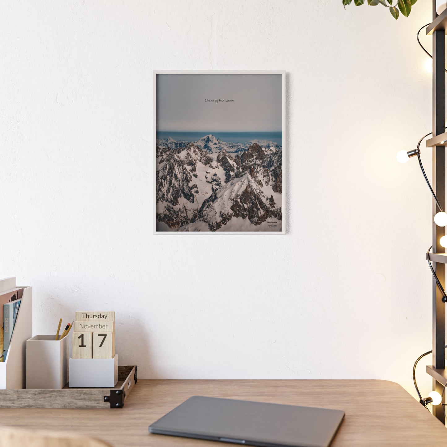 Clouds Indy Bruhin Poster - FRAMED