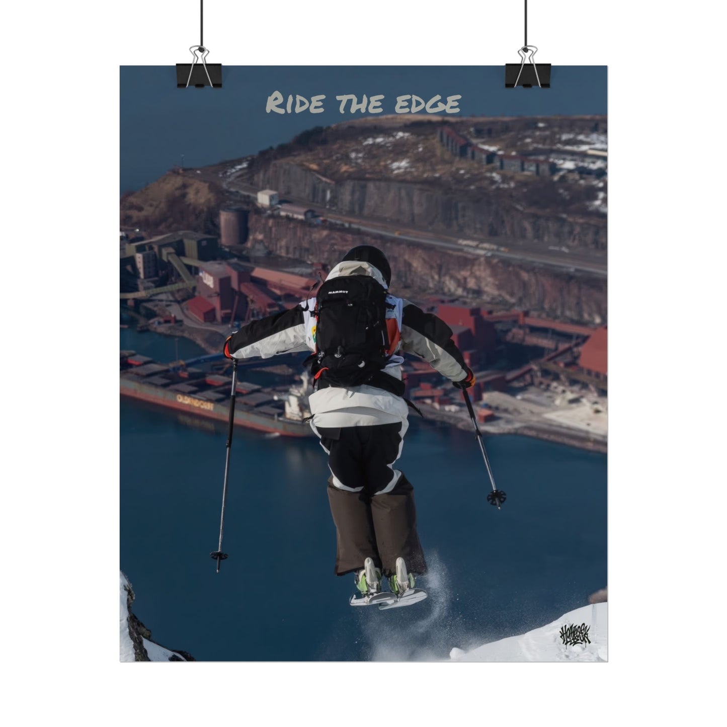 Ride The Edge Mikkellillehaug Poster