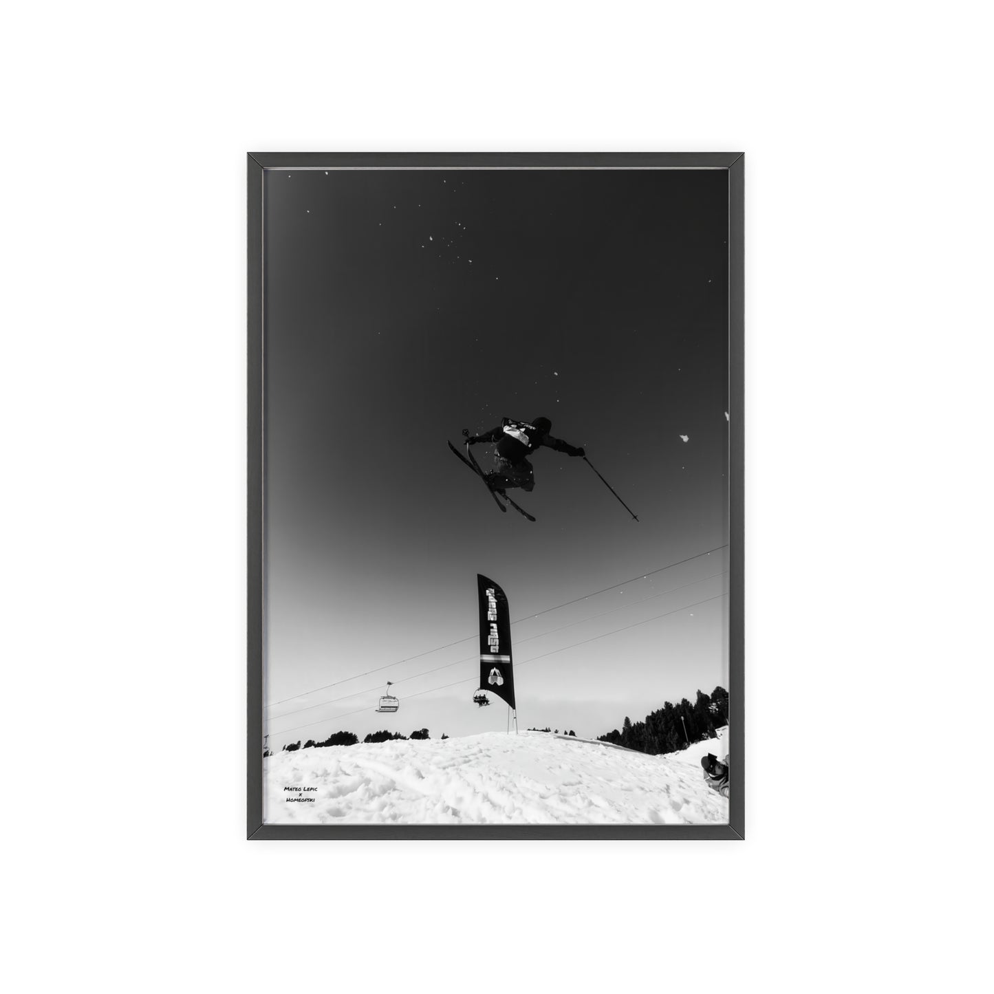 Airborne Mateo Lepic Poster - FRAMED