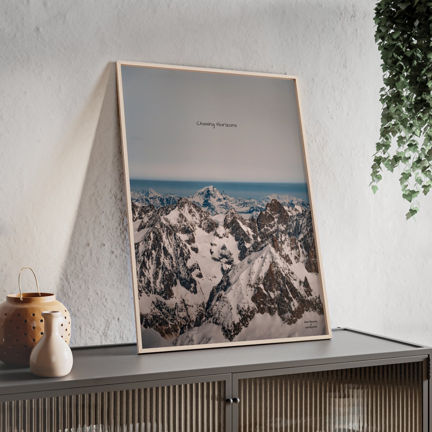 Clouds Indy Bruhin Poster - FRAMED