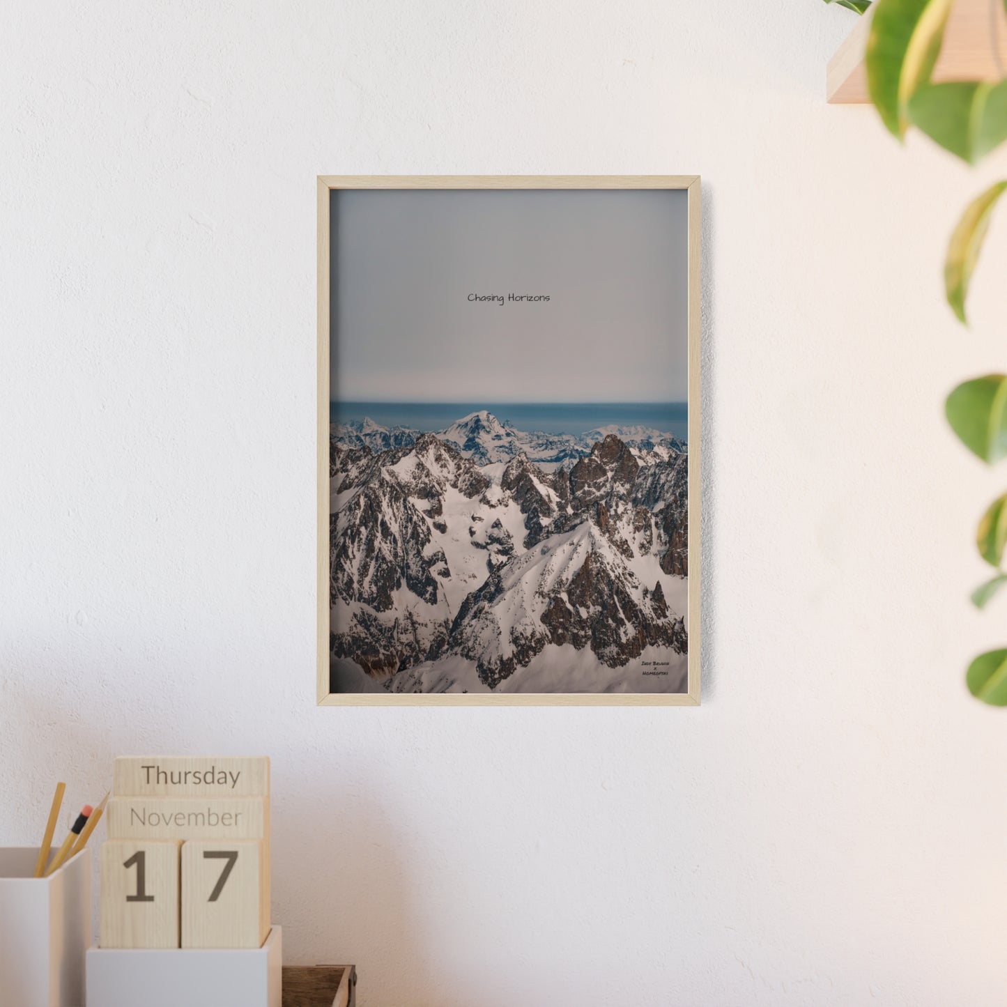 Clouds Indy Bruhin Poster - FRAMED