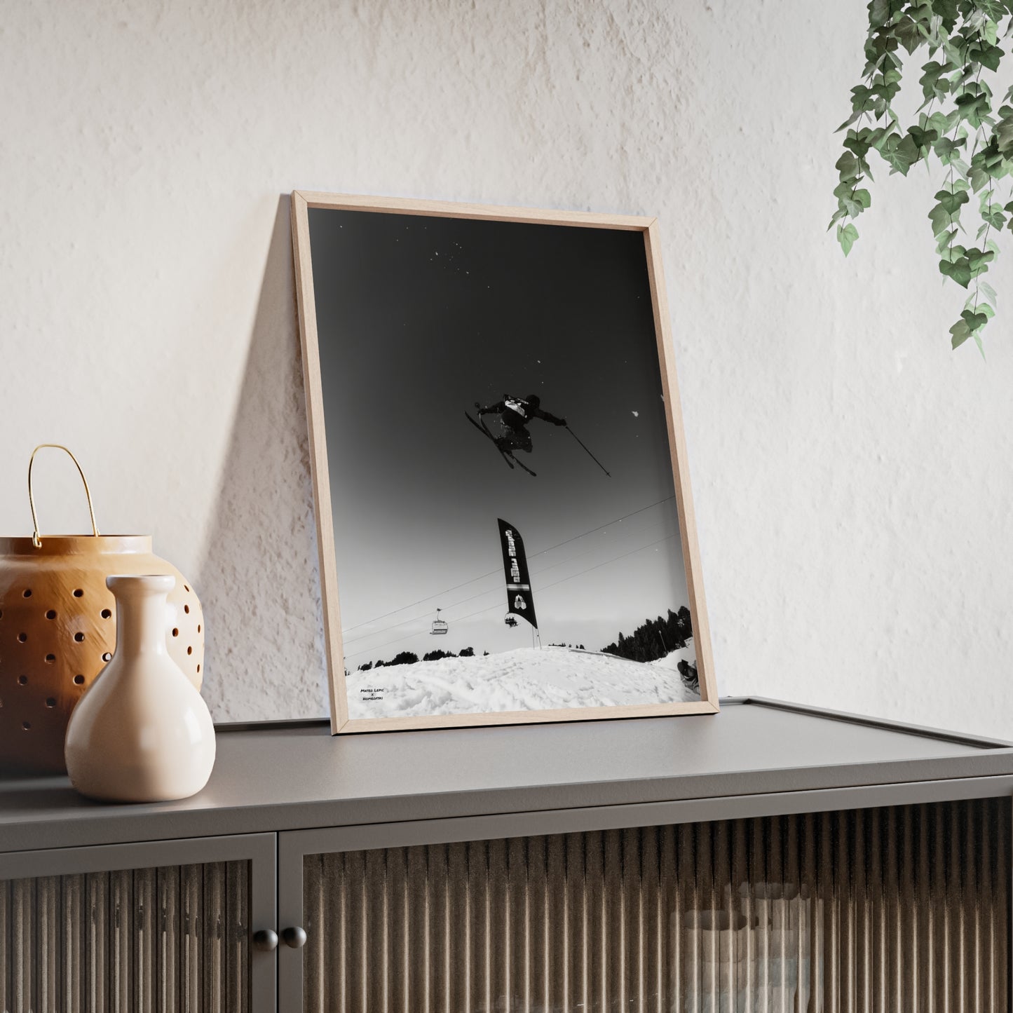 Airborne Mateo Lepic Poster - FRAMED
