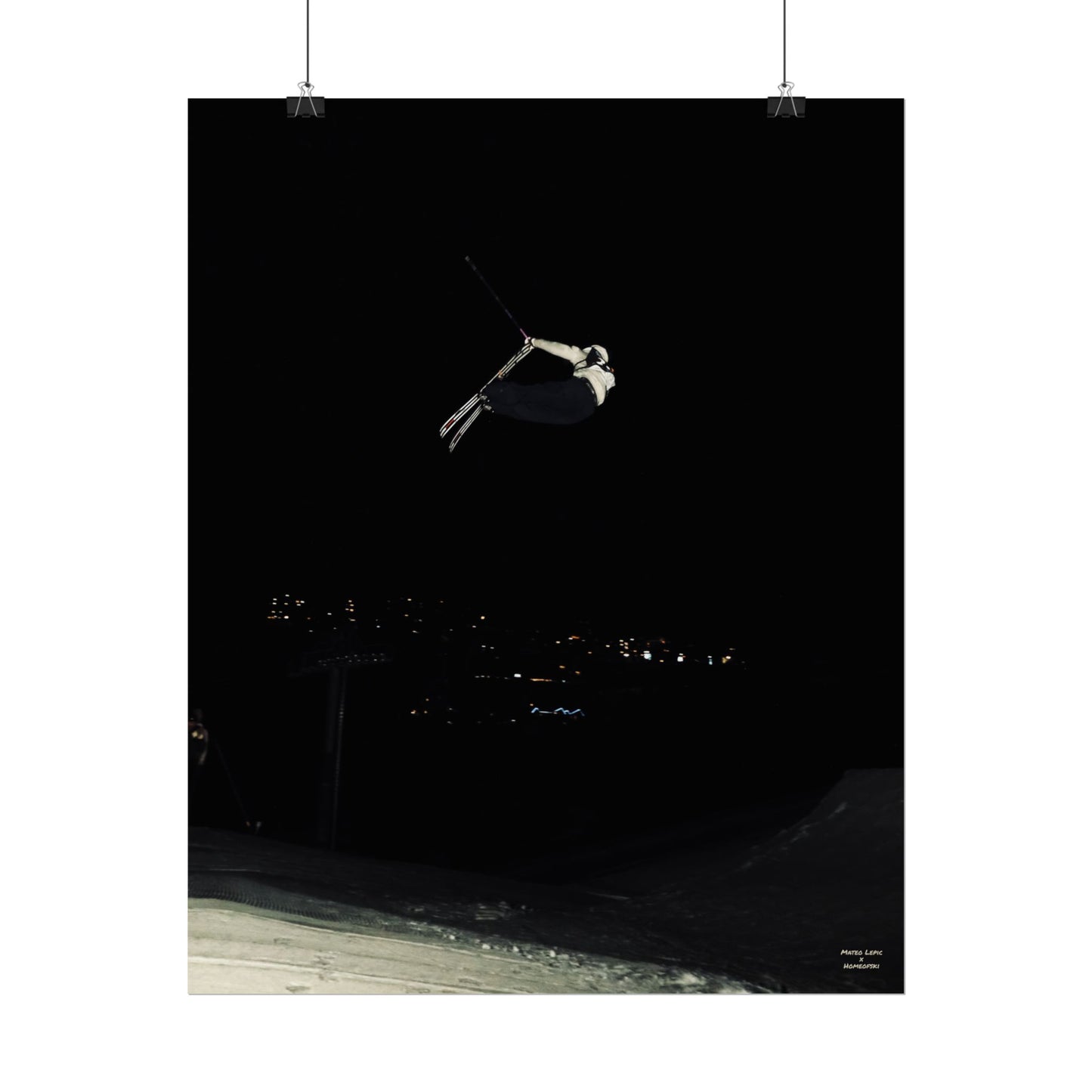 Night Park Mateo Lepic Poster