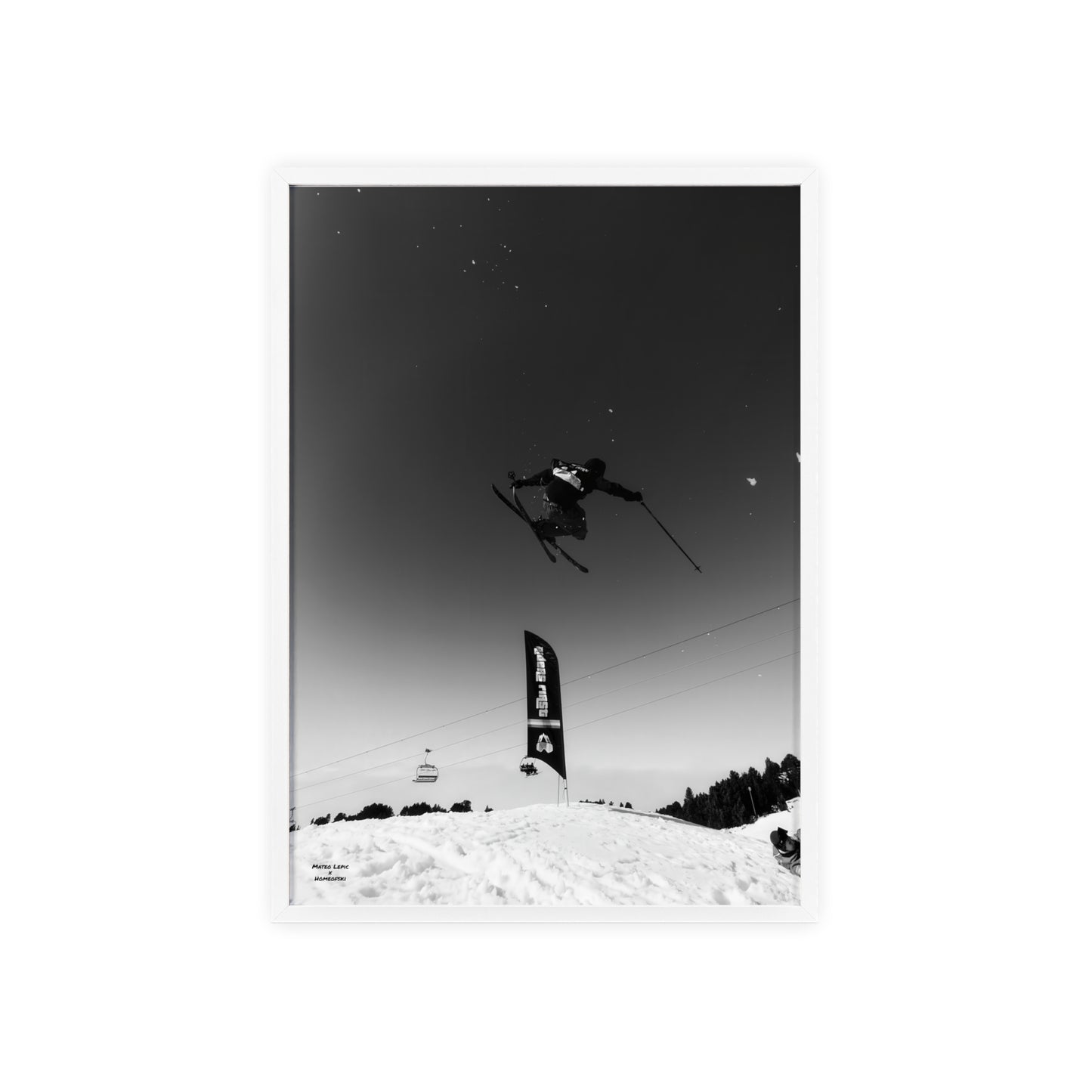 Airborne Mateo Lepic Poster - FRAMED