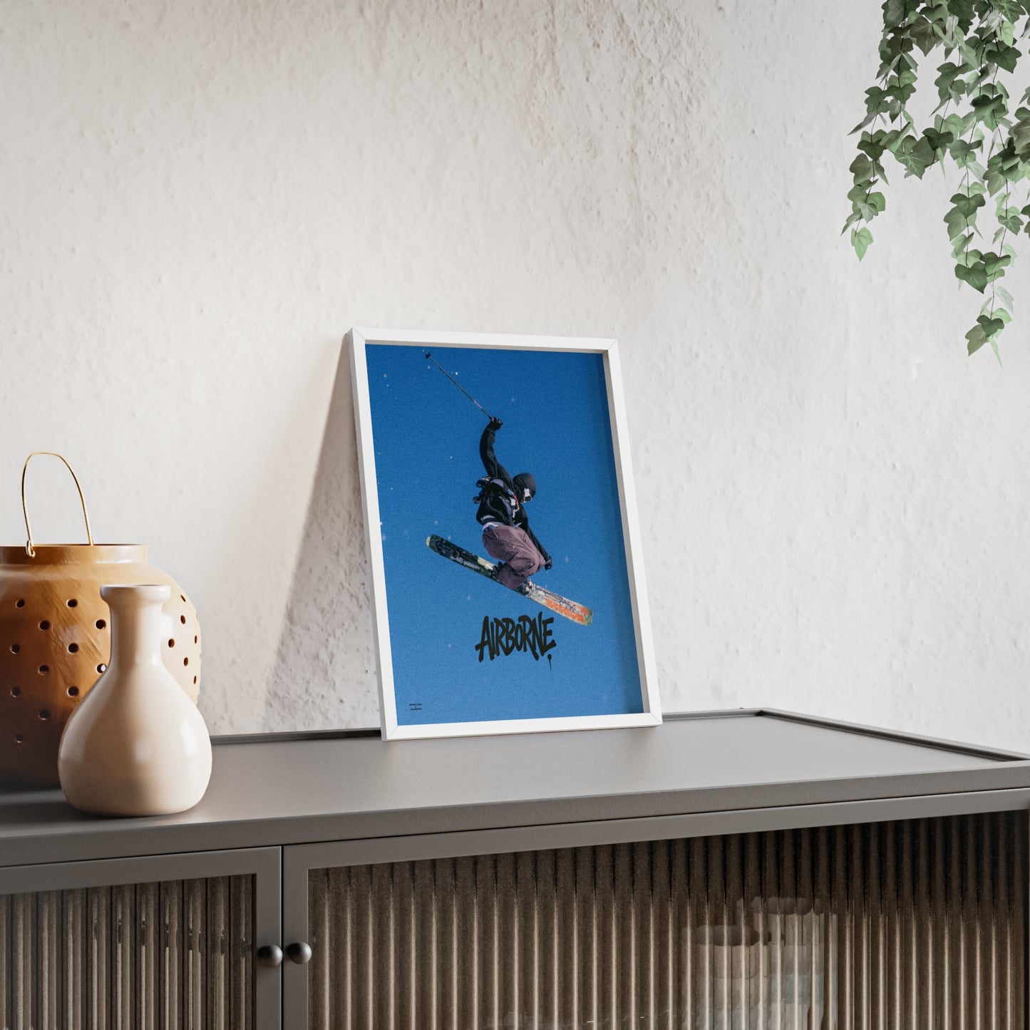 Airborne V2 Mateo Lepic Poster - FRAMED
