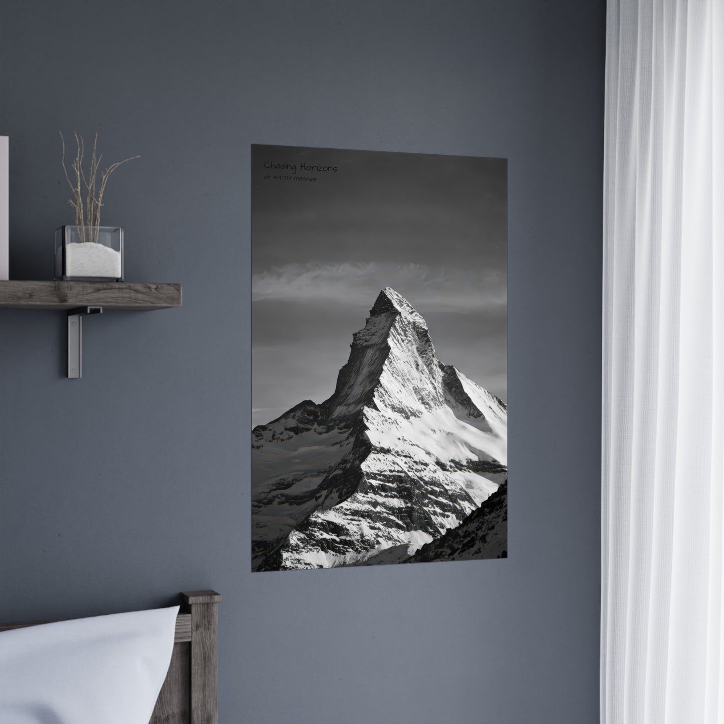 Chasing Horizons x Monochrome Matternhorn Poster