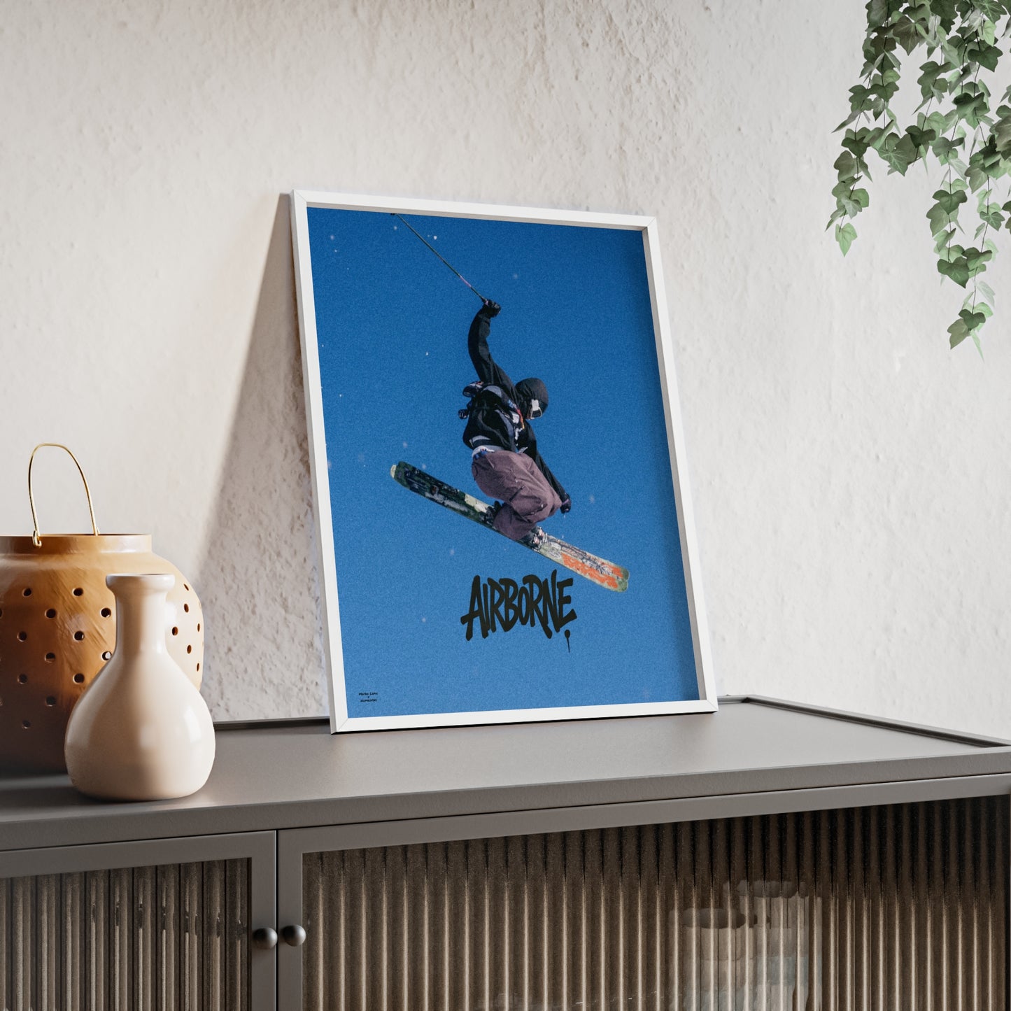 Airborne V2 Mateo Lepic Poster - FRAMED