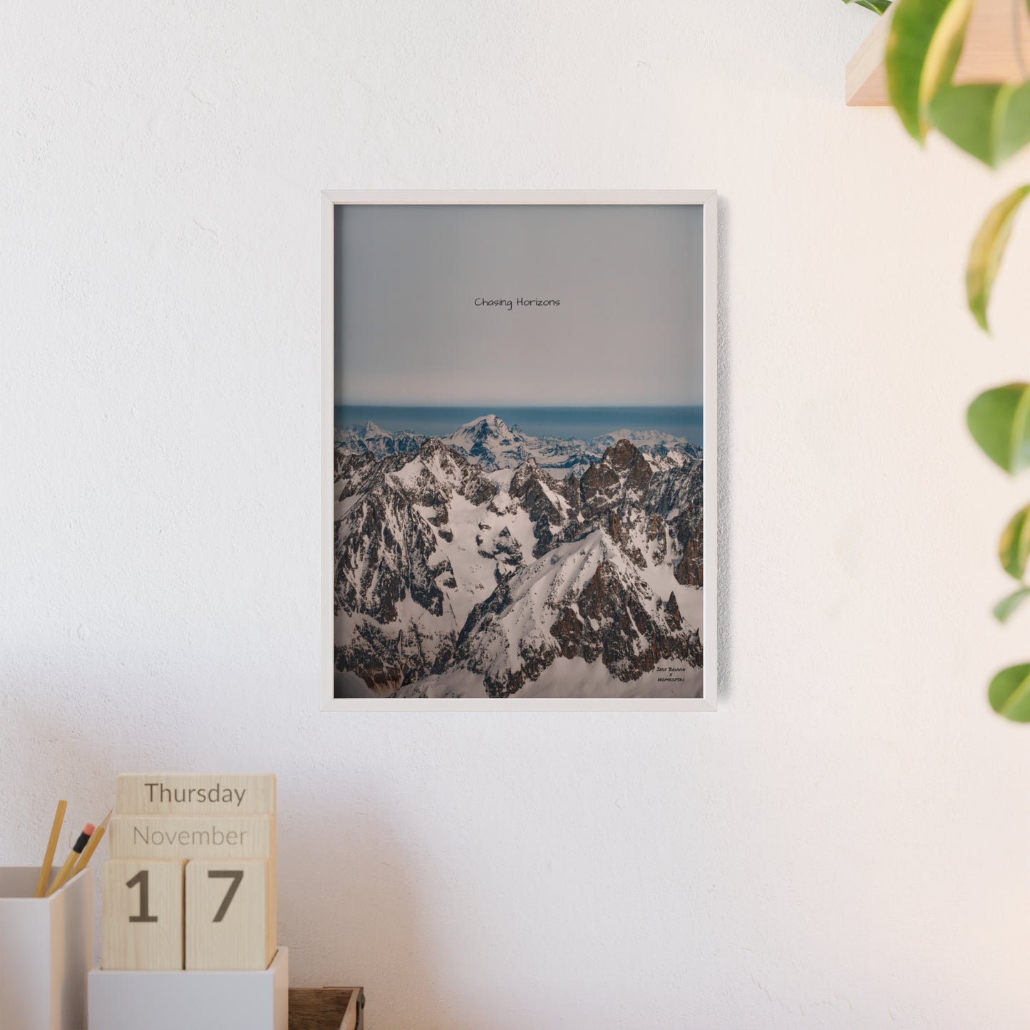 Clouds Indy Bruhin Poster - FRAMED