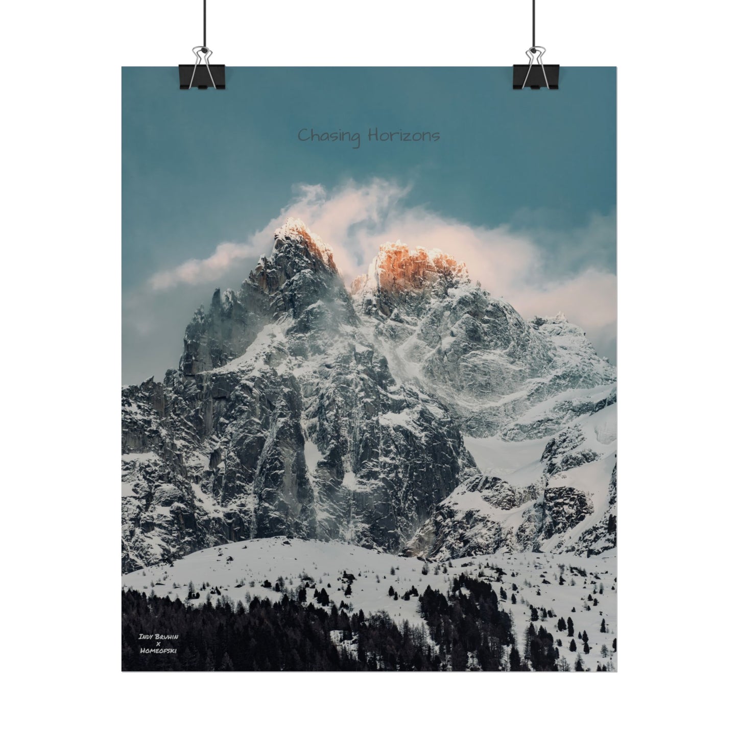 Alps Indy Bruhin Poster