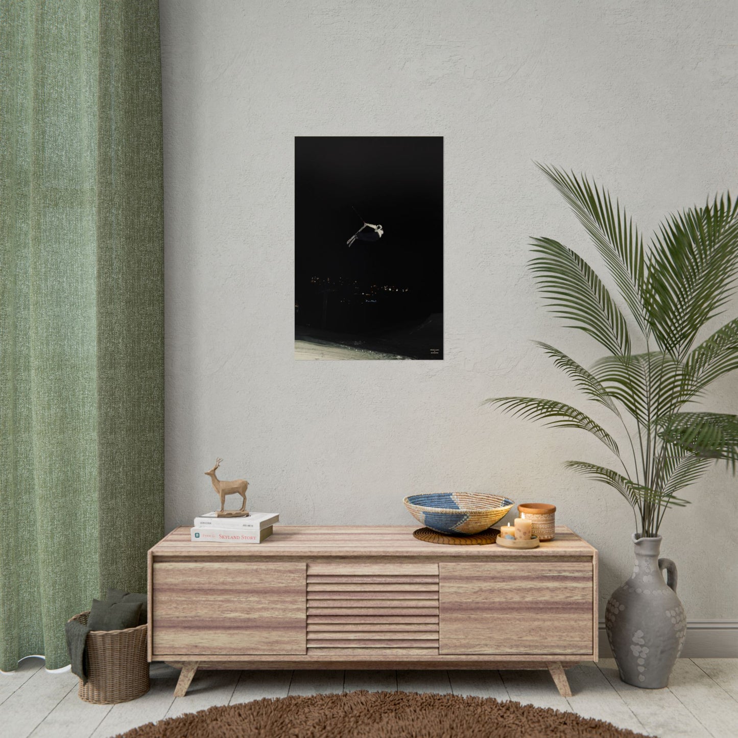 Night Park Mateo Lepic Poster