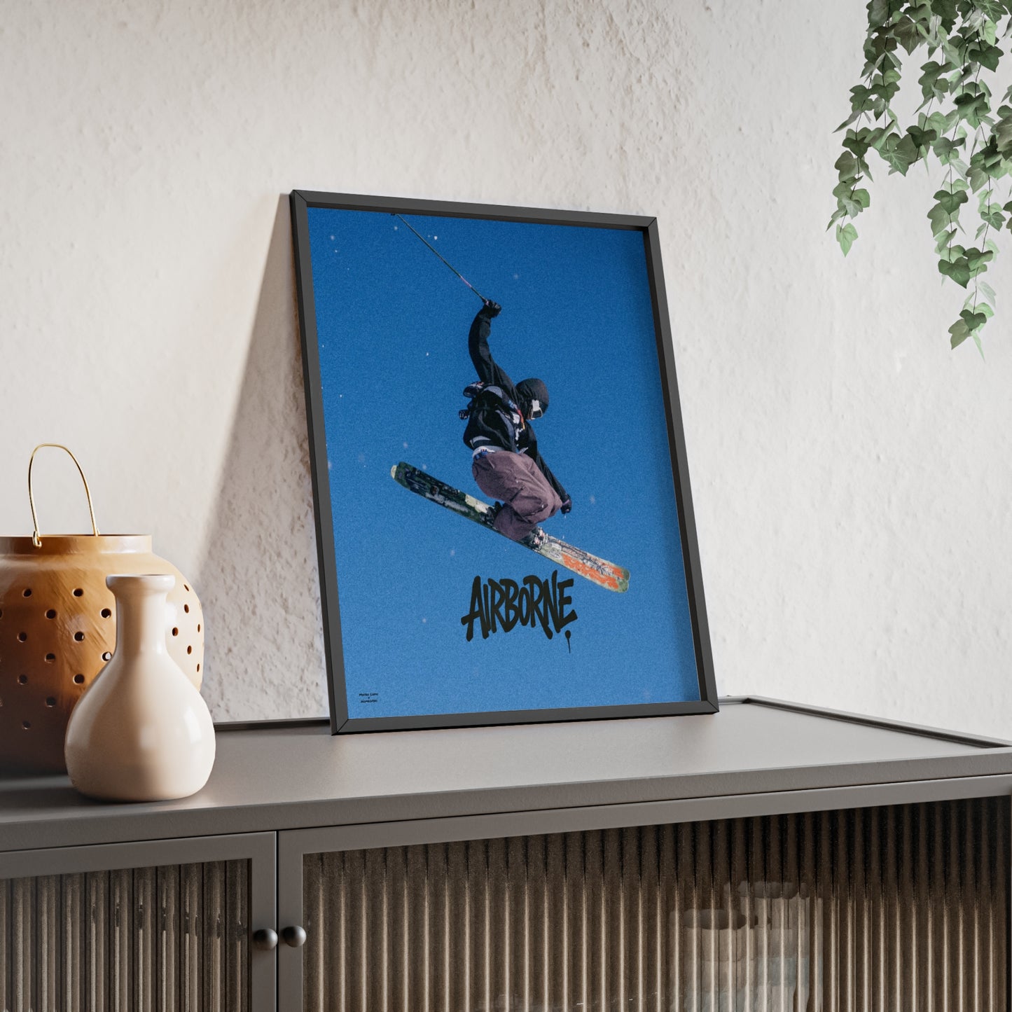 Airborne V2 Mateo Lepic Poster - FRAMED
