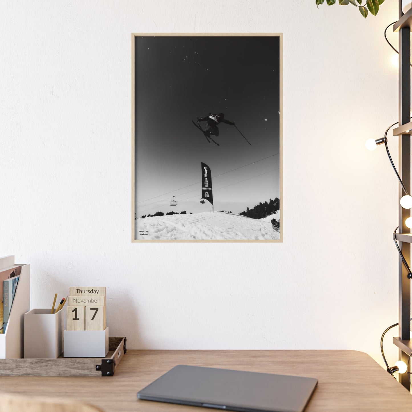 Airborne Mateo Lepic Poster - FRAMED
