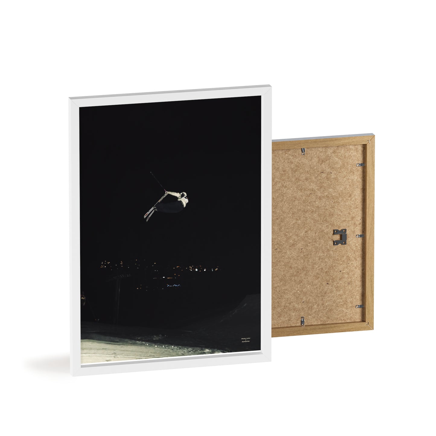 Night Park Mateo Lepic Poster - FRAMED
