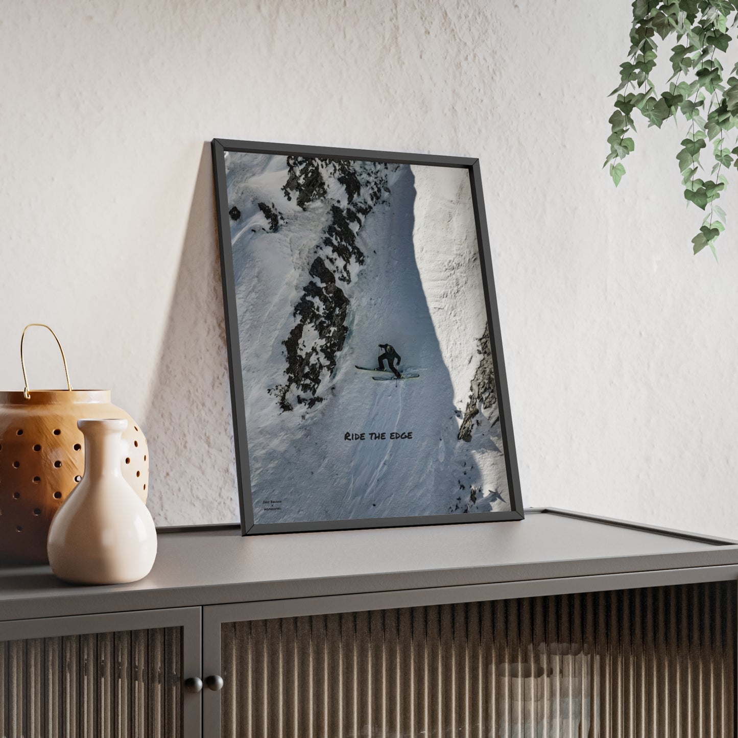 Steep Indy Bruhin Poster - FRAMED